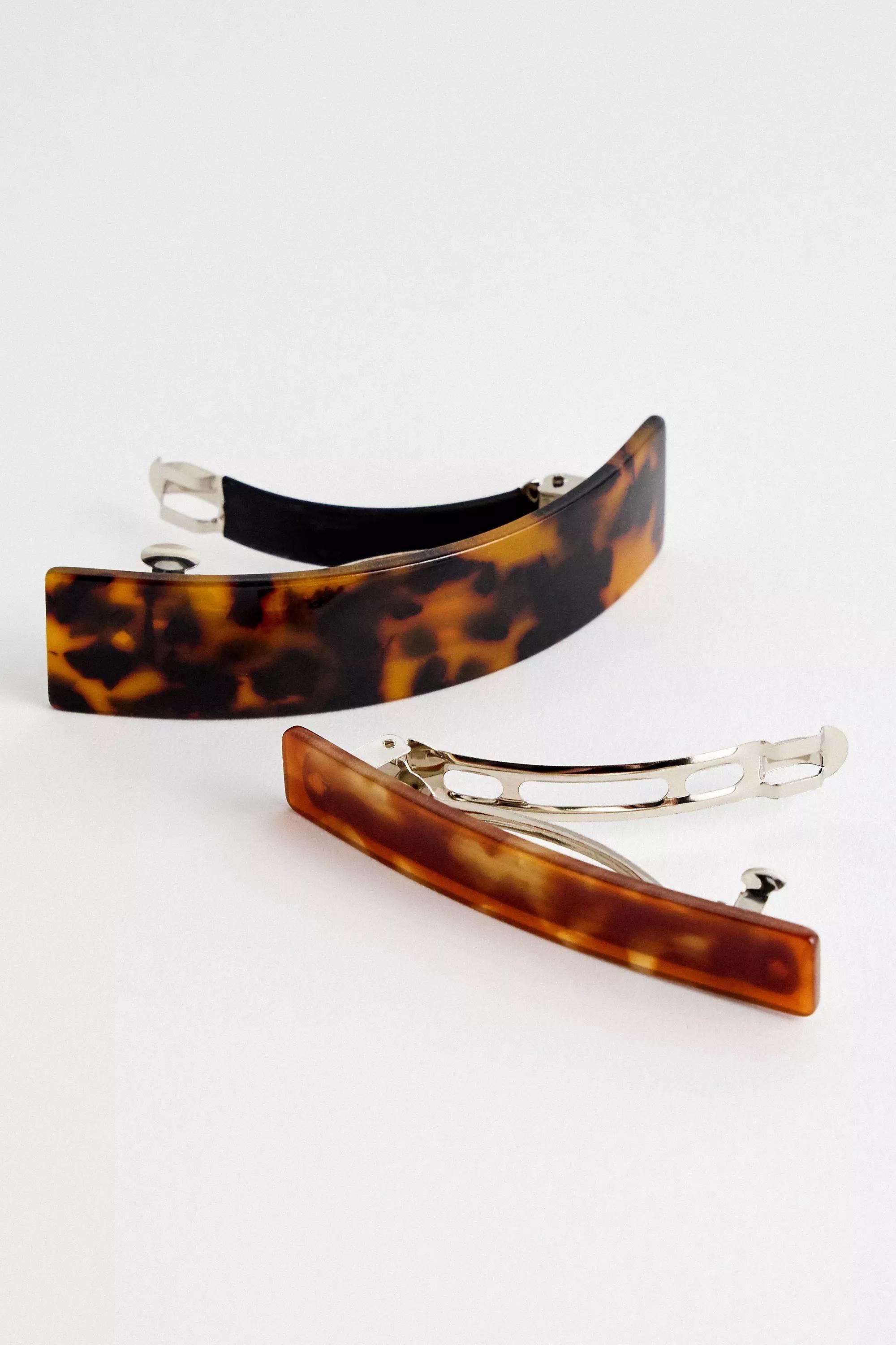 Brown Uo Hair Clip, Set Of 2, BRN, large image number 2