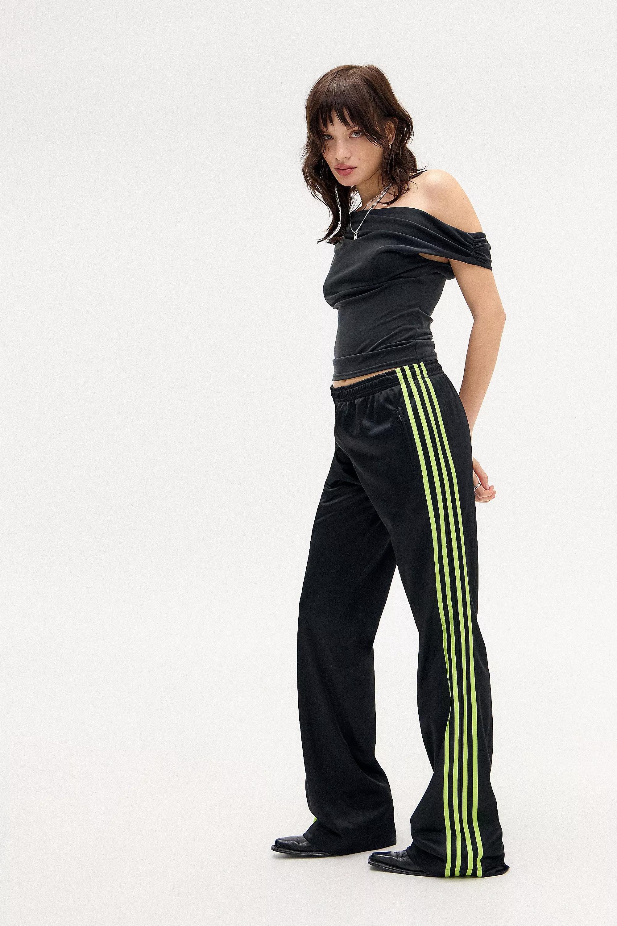 Black Jaded London Neon Bootcut Sporty Joggers, , large image number 0