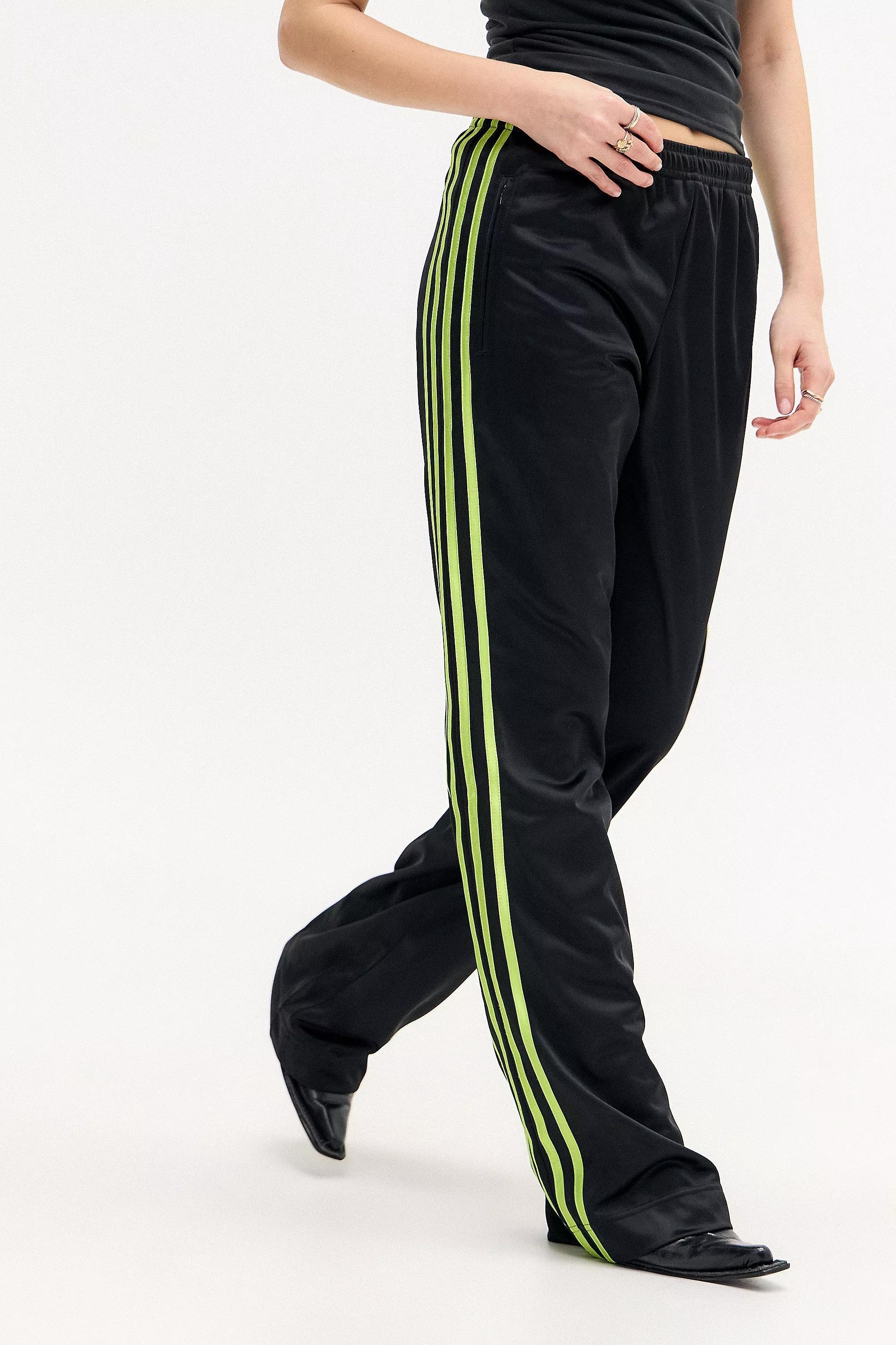 Black Jaded London Neon Bootcut Sporty Joggers, , large image number 1
