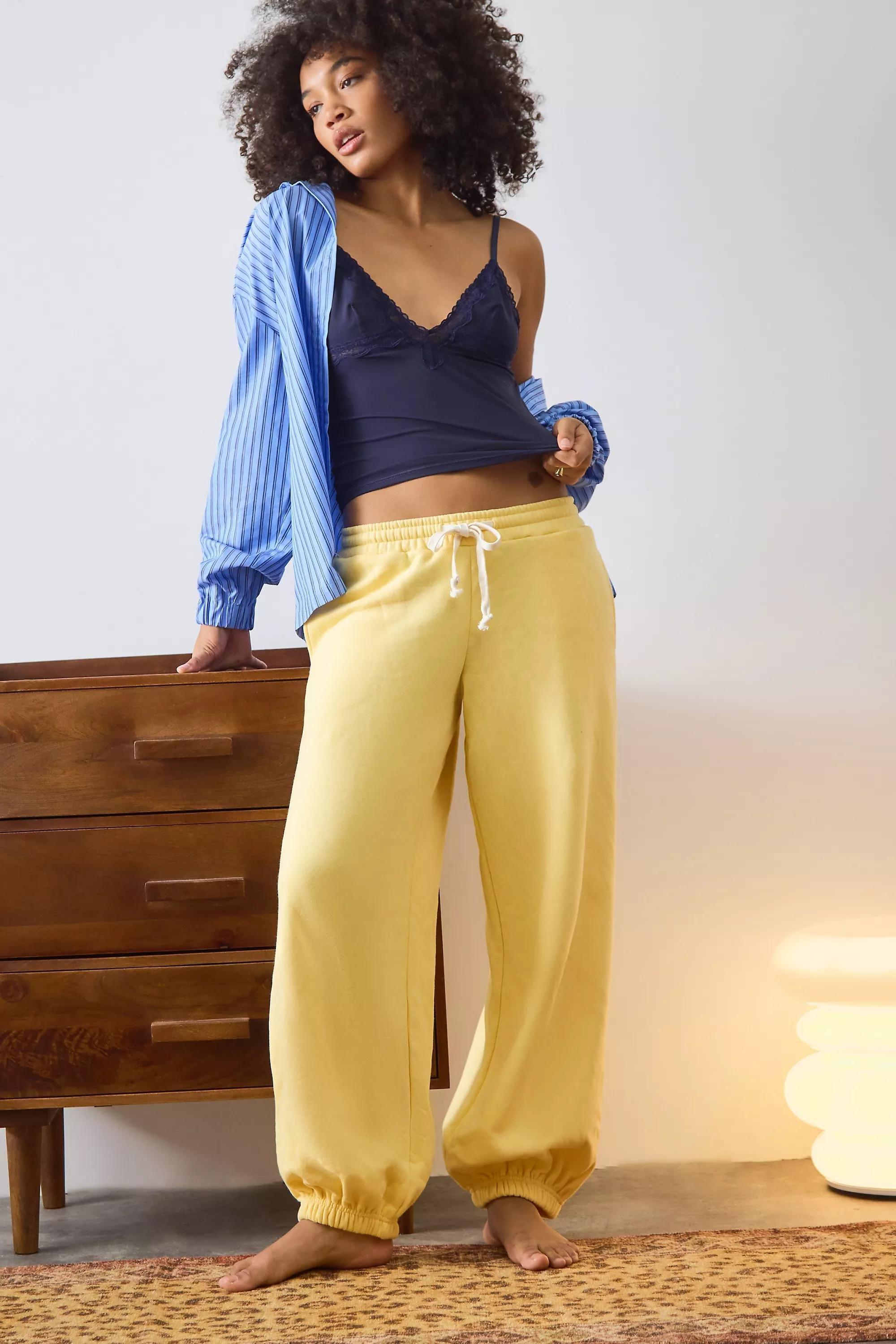 Yellow Out From Under Brenda Balloon Joggers, YEL, medium