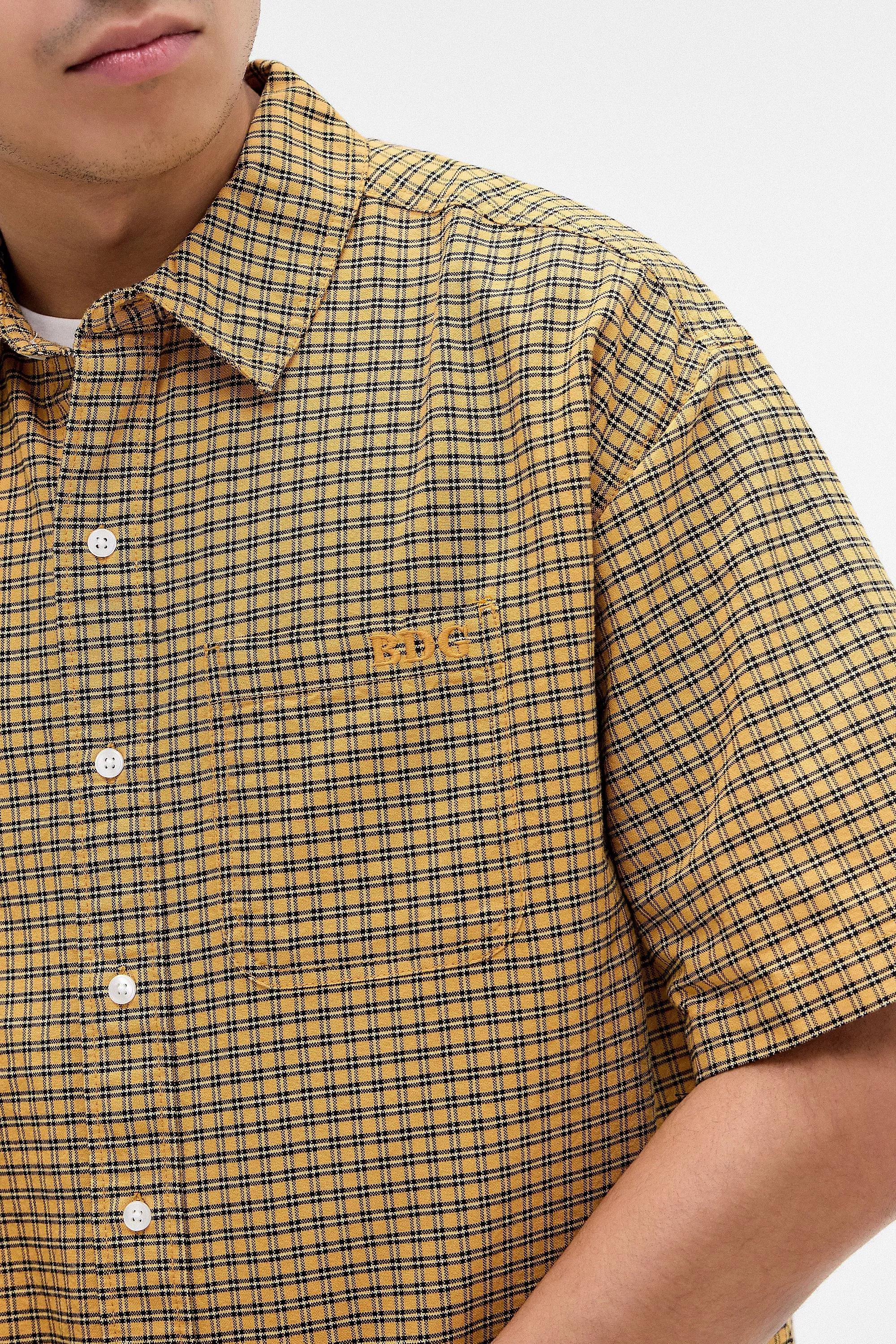 Beige Bdg Tan Arlo Check Crop Oxford Shirt, , large image number 2