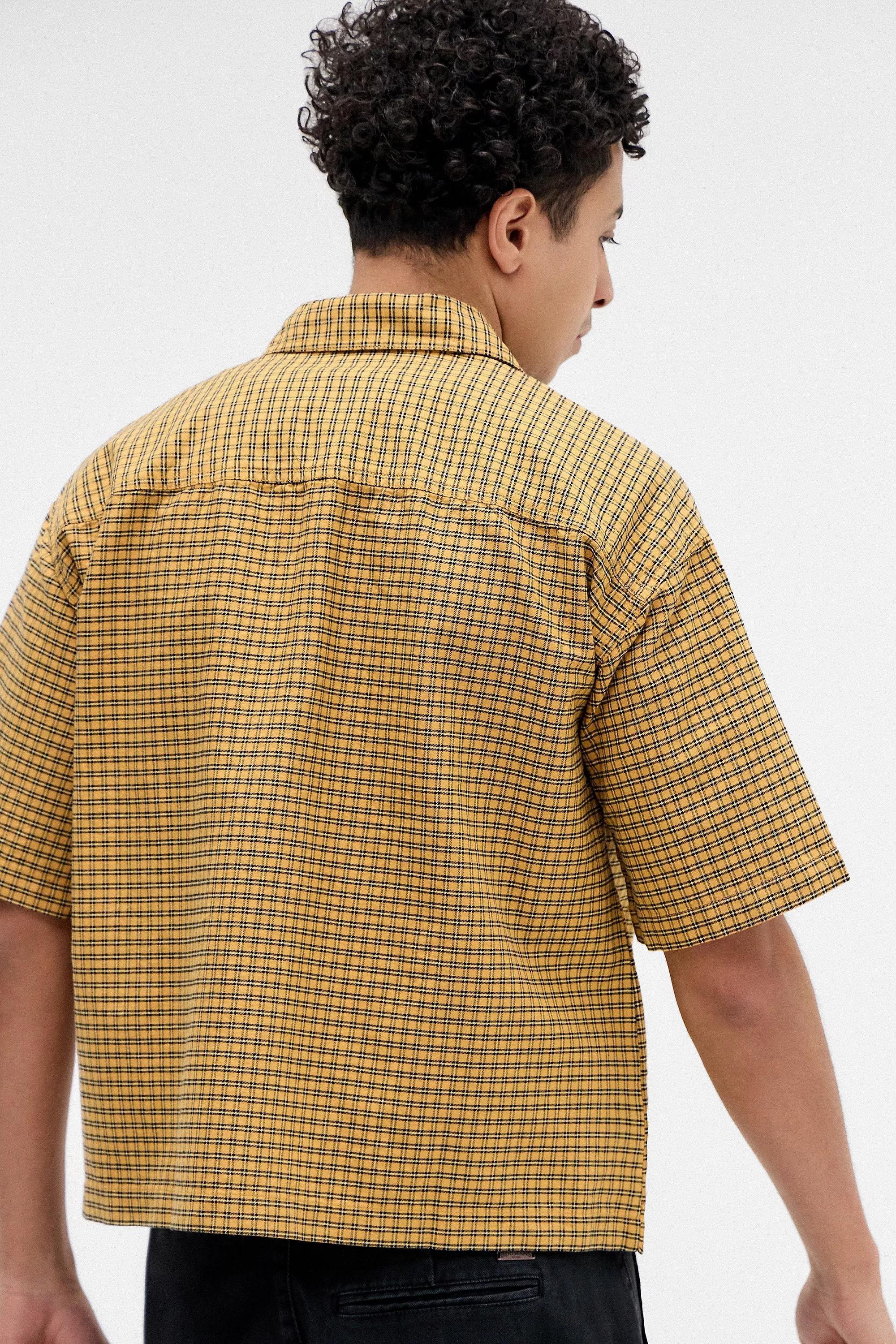 Beige Bdg Tan Arlo Check Crop Oxford Shirt, , large image number 4