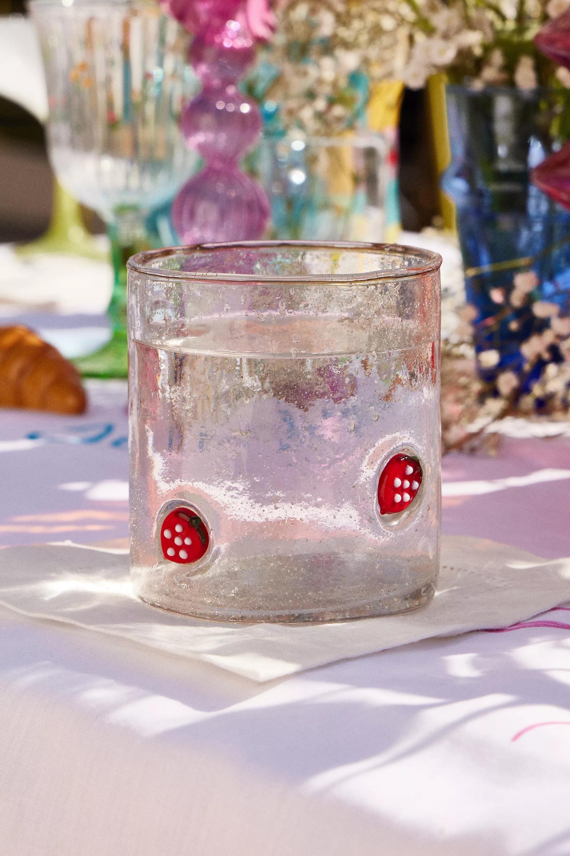 Red Strawberry Glass, ASSORT, large image number 0