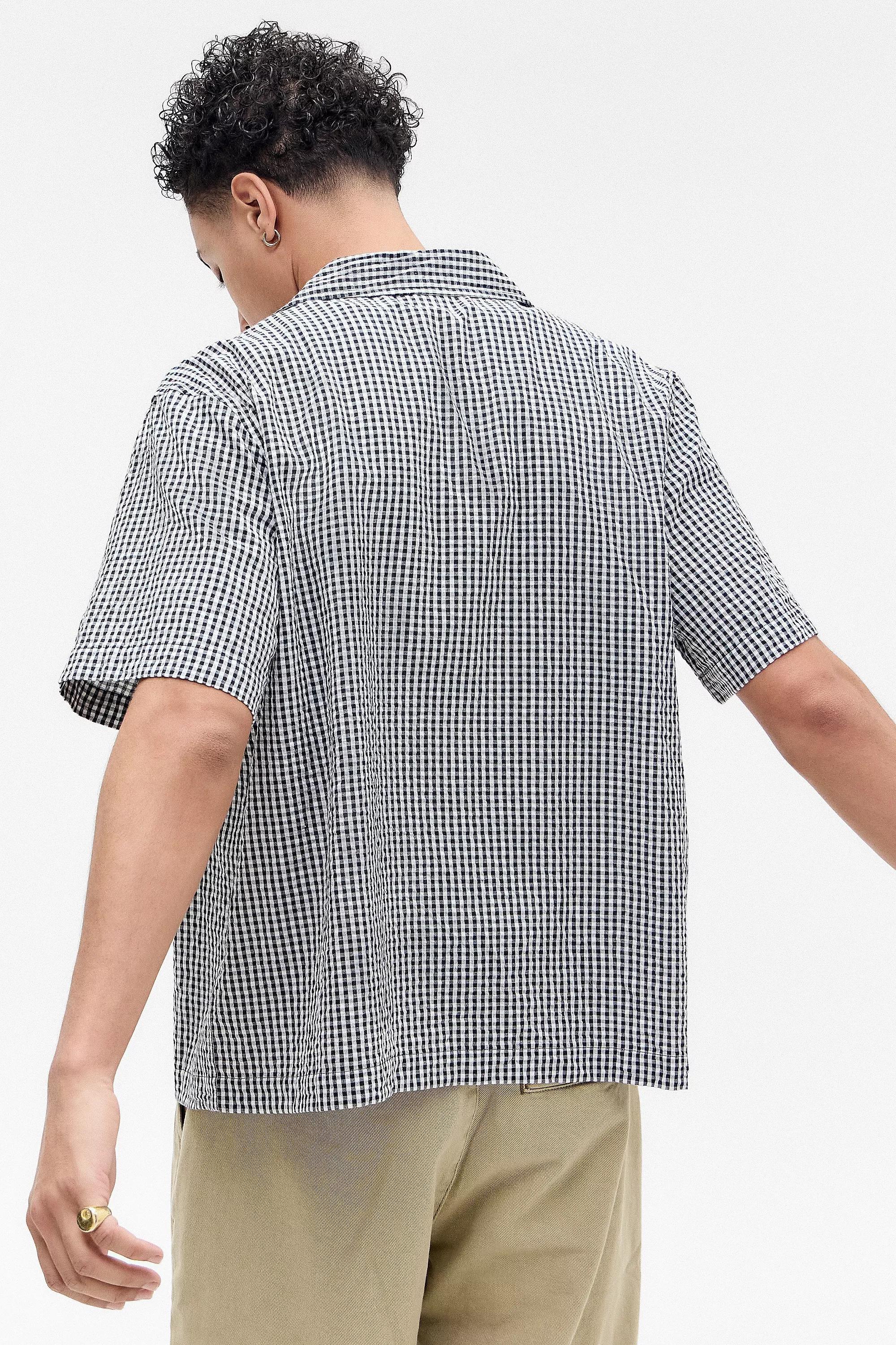 Black Bdg Khari Gingham Shirt, , large image number 2