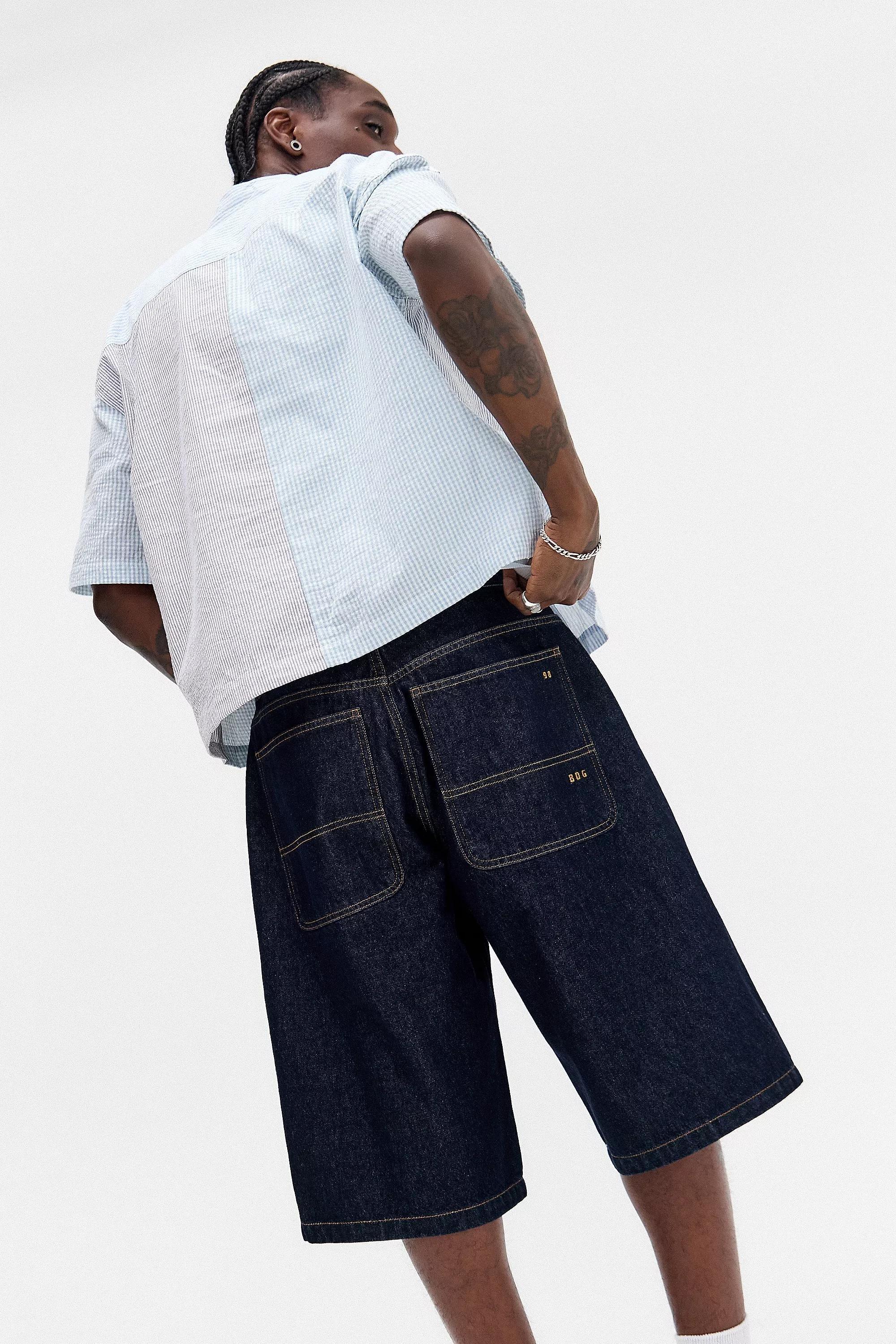 UO Neo Denim Shorts, , large image number 3