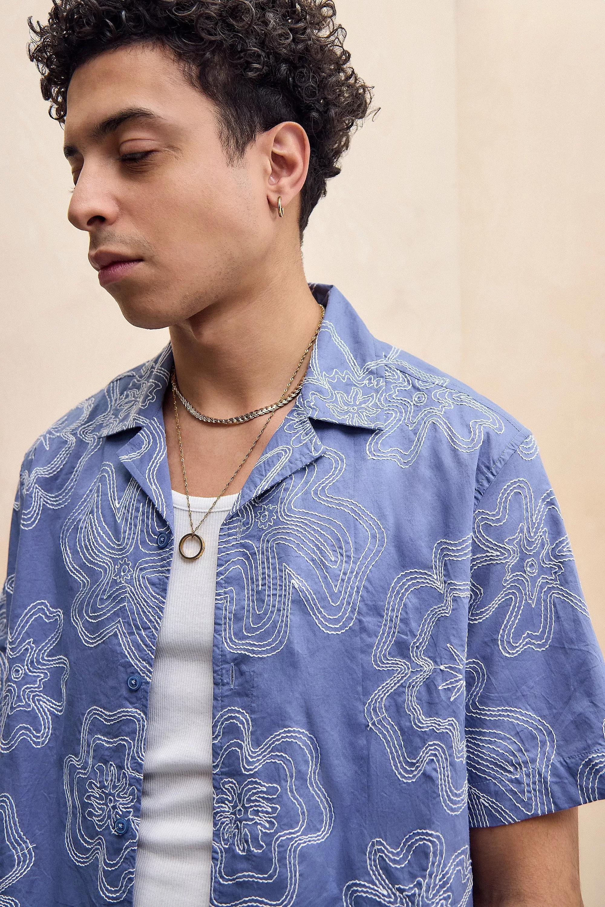 Blue Bdg Sencha Short Sleeve Shirt, , large image number 0