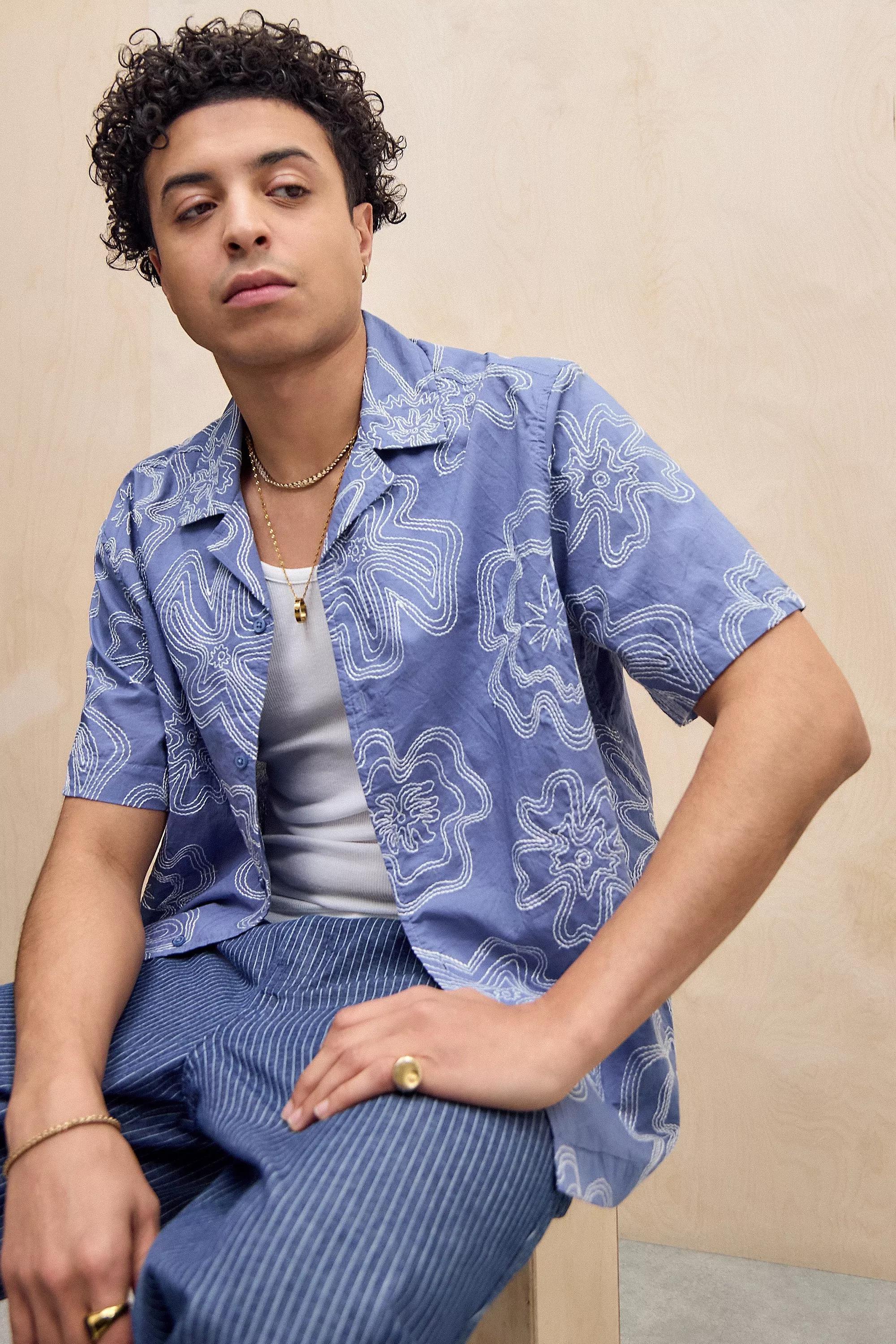 Blue Bdg Sencha Short Sleeve Shirt, , large image number 1