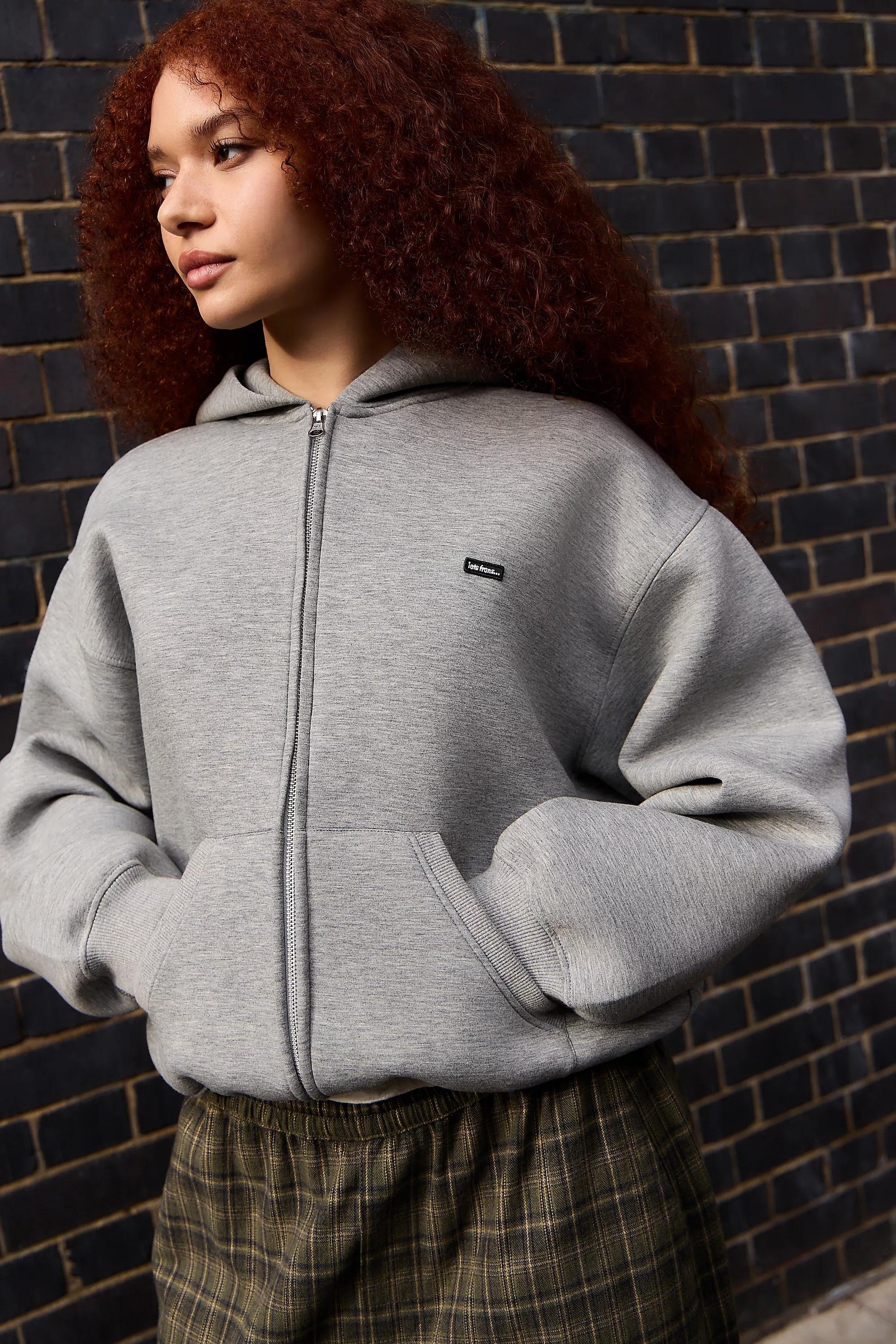 Grey Iets Frans... Grey Marl Scuba Hoodie, L GR, large image number 0