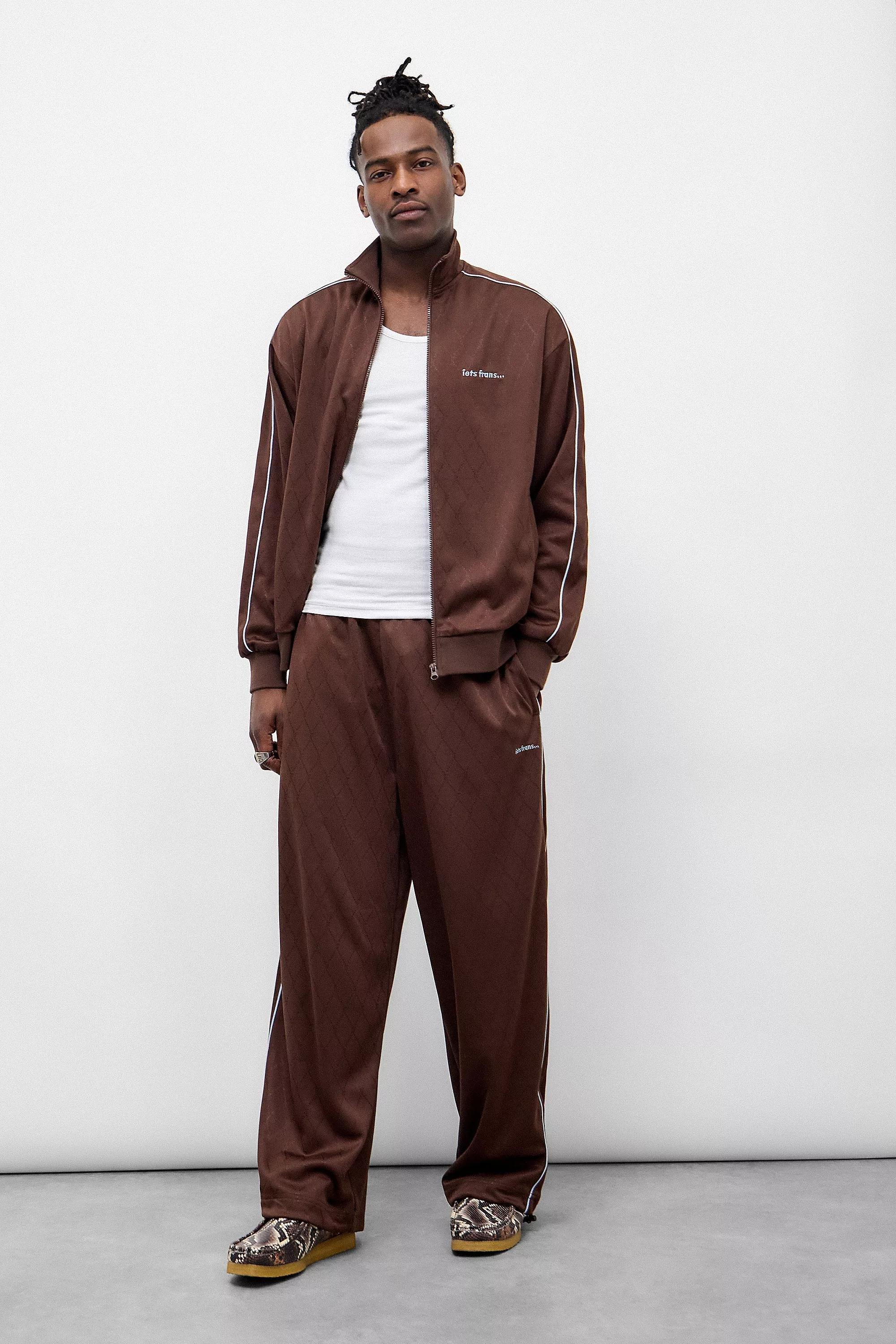Brown Iets Frans... Monogram Track Jacket, , large image number 2