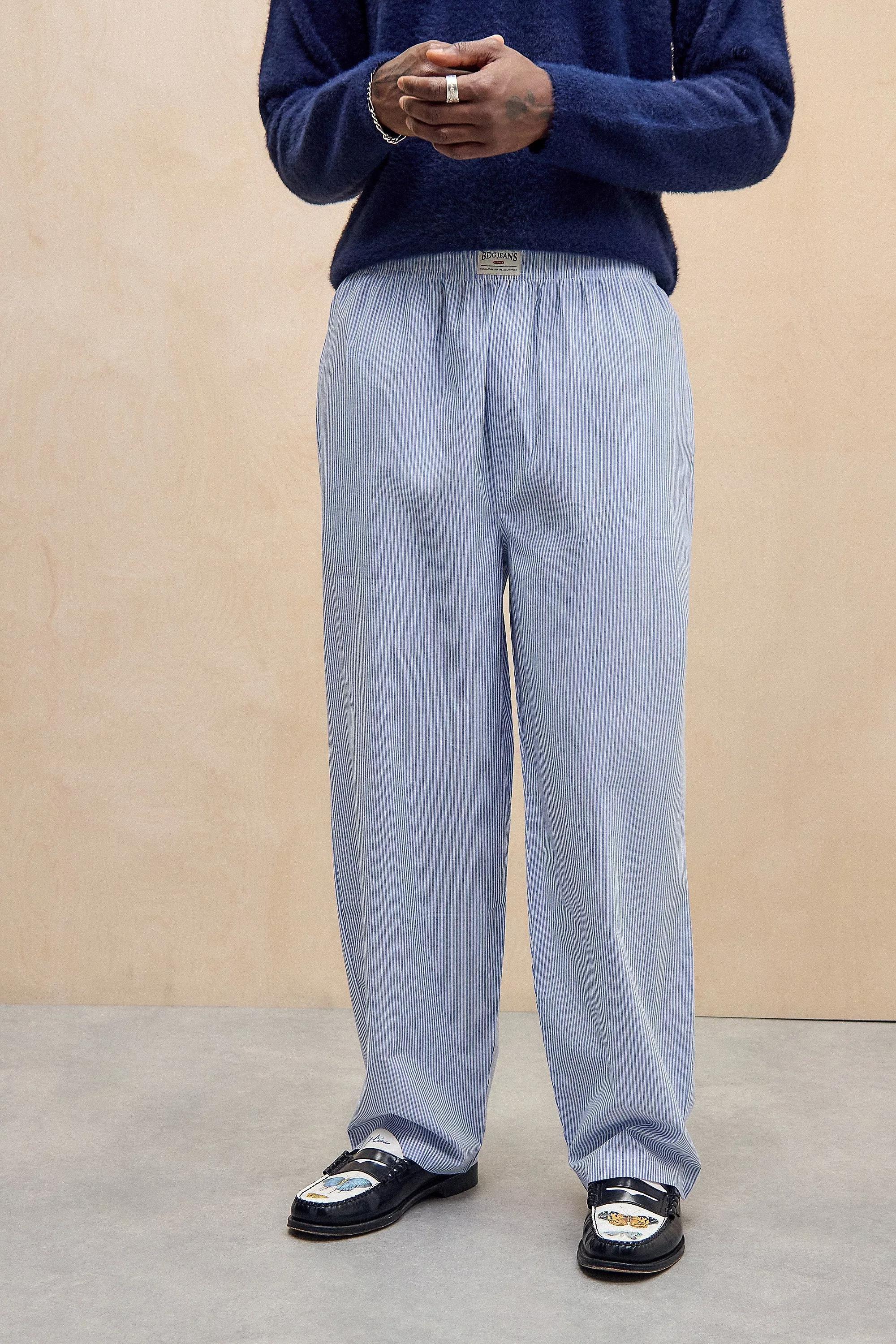 Blue Bdg Boxer Trousers, , large image number 0