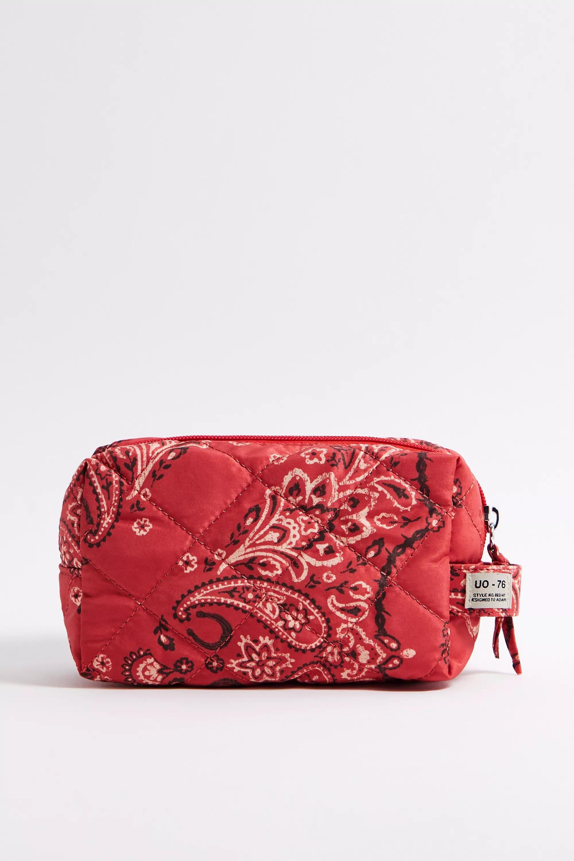 Red Cord Pencil Case, RED, large image number 0