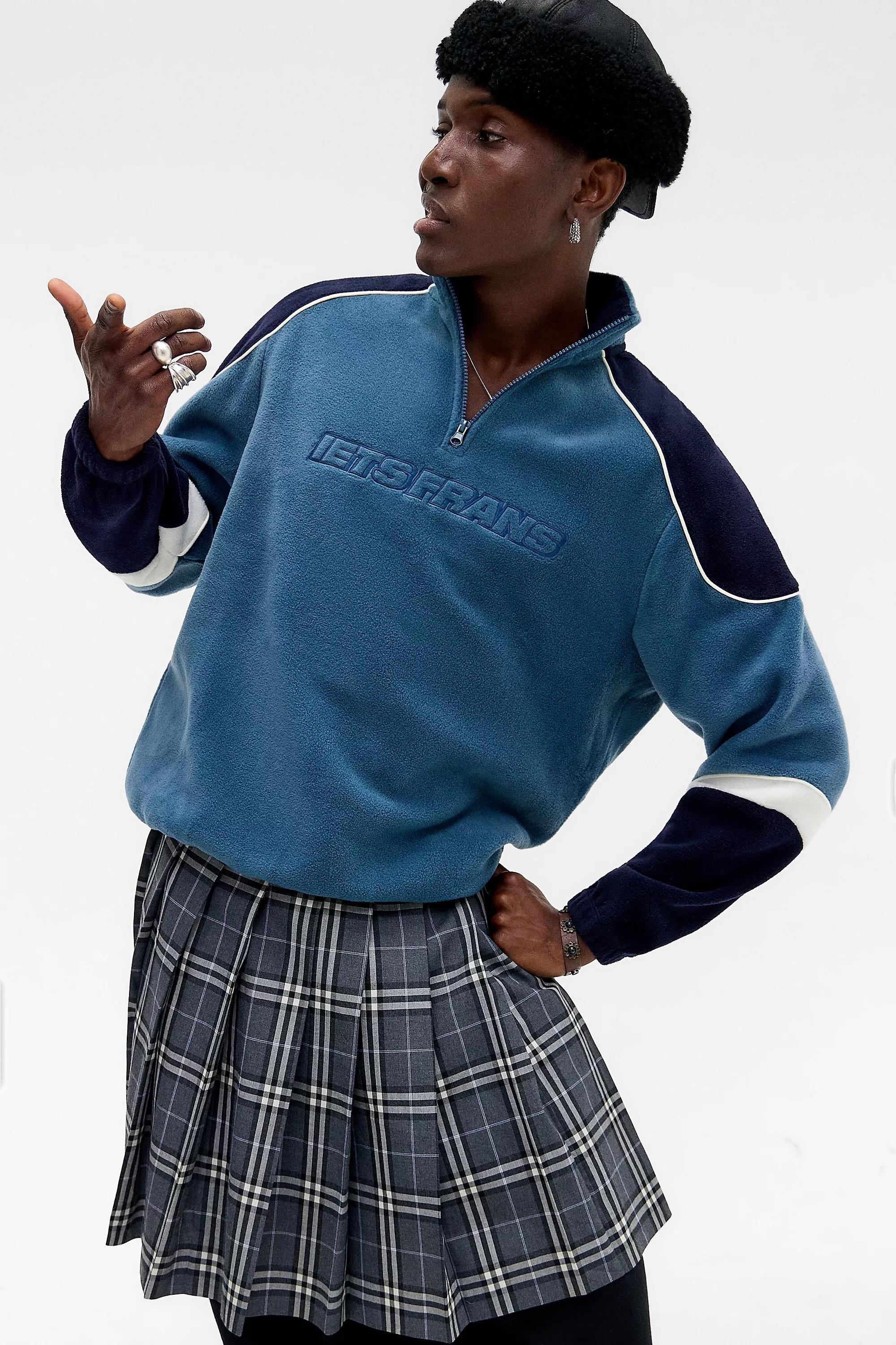 iets frans... Light Teal Panel Fleece, , large image number 5