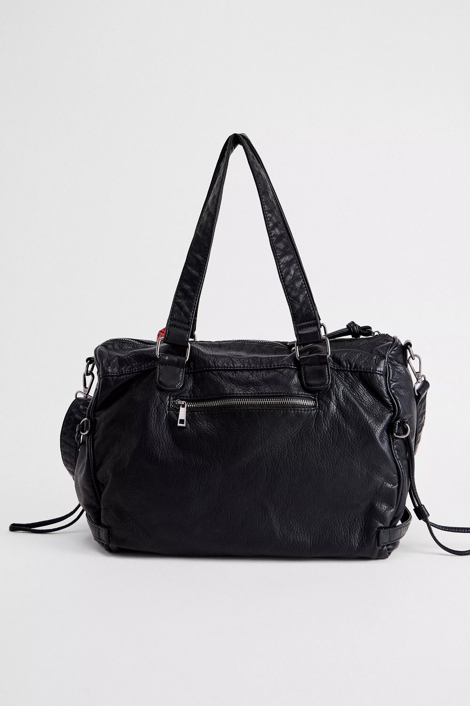 UO BDG Faux Leather Bag, BLK, large image number 5