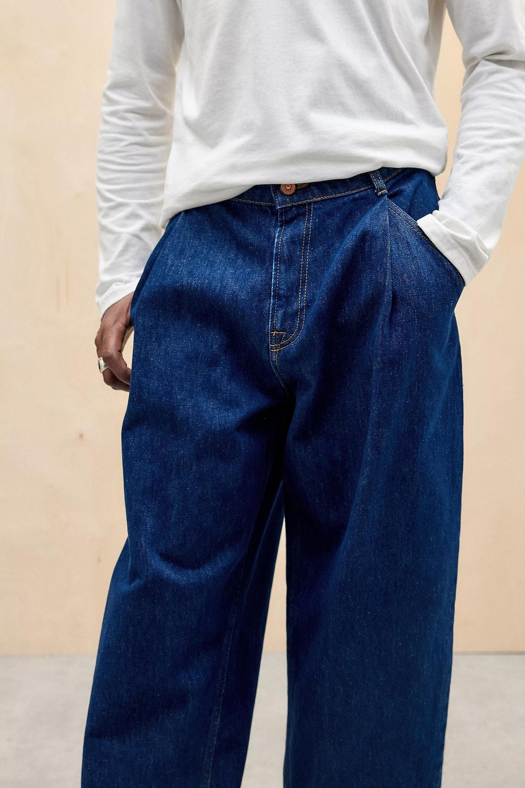 Blue Bdg Neo Skate Pleated Jeans, , large image number 2