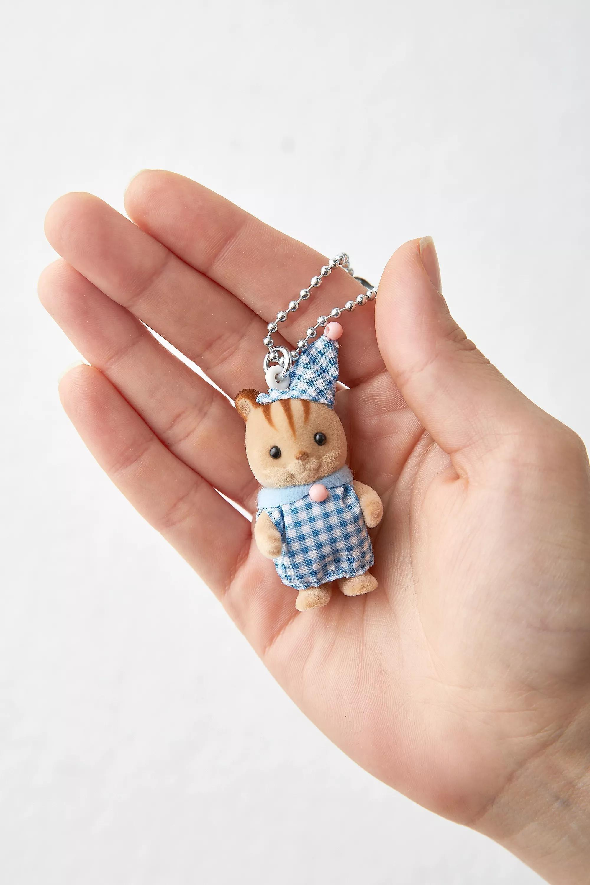 Multicolour Sylvania Families Bedtime Walnut Squirrel Keyring, ASSORT, large image number 0