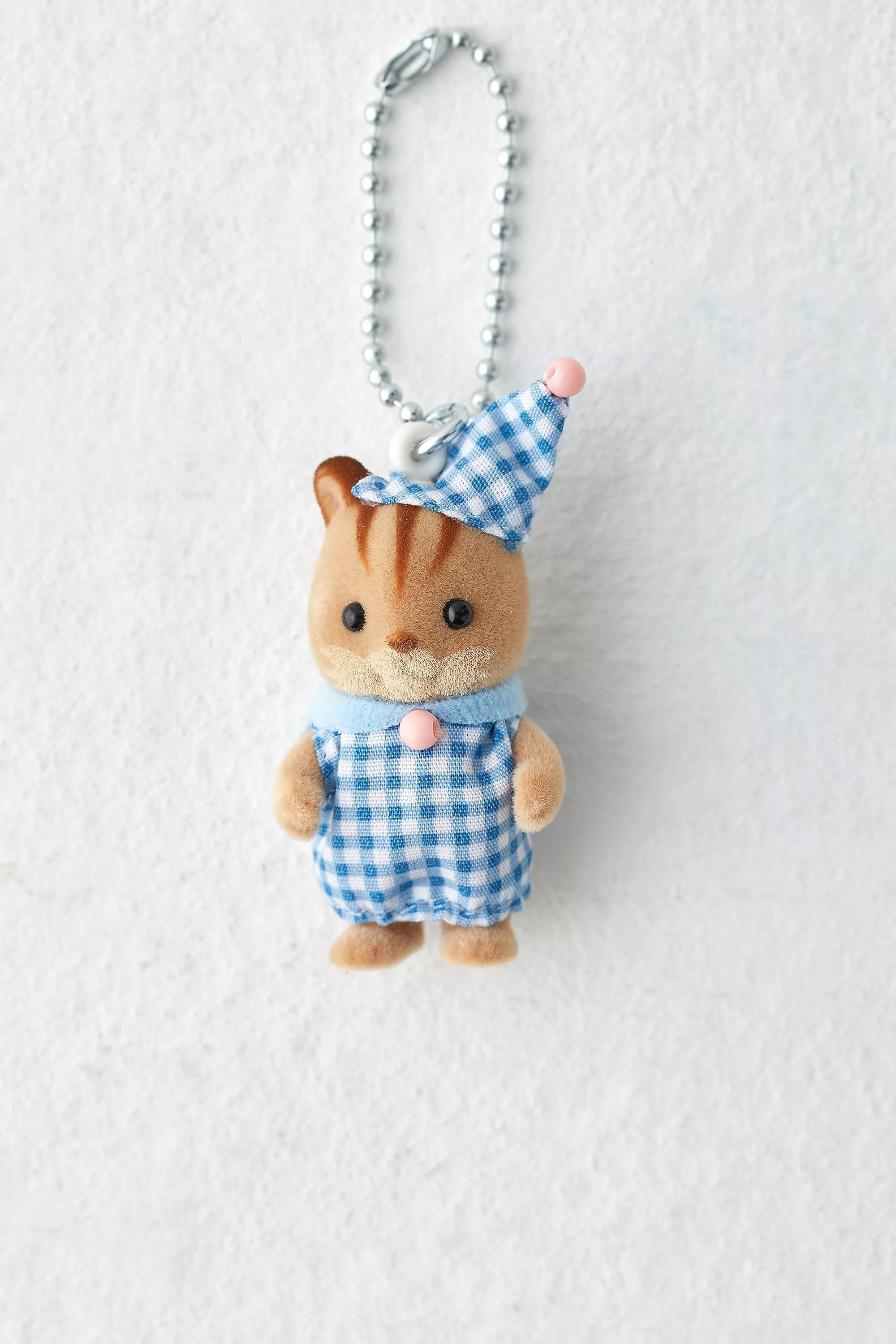Multicolour Sylvania Families Bedtime Walnut Squirrel Keyring, ASSORT, large image number 2