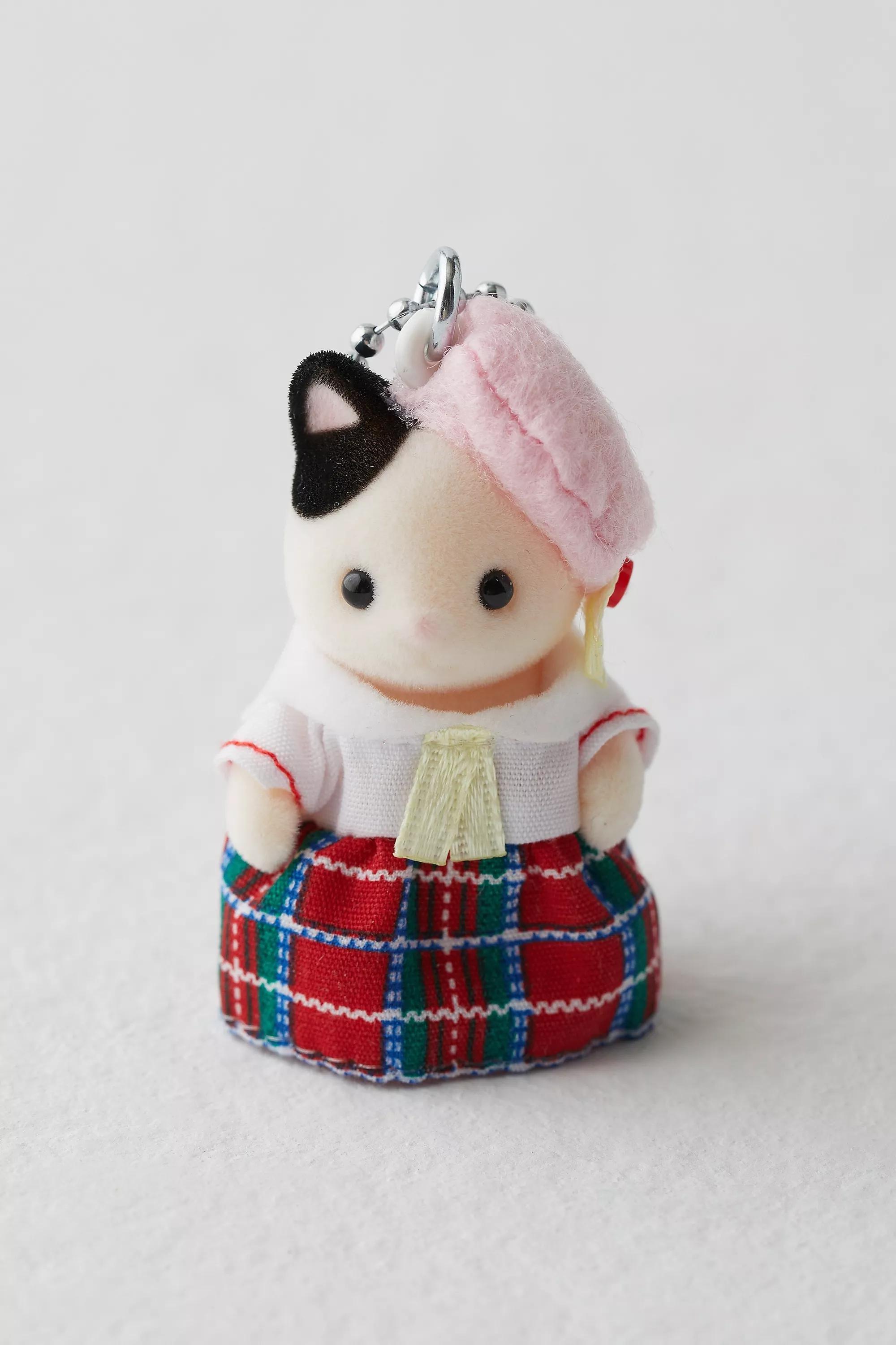 Multicolour Sylvania Families School Tuxedo Cat Keyring, ASSORT, large image number 1