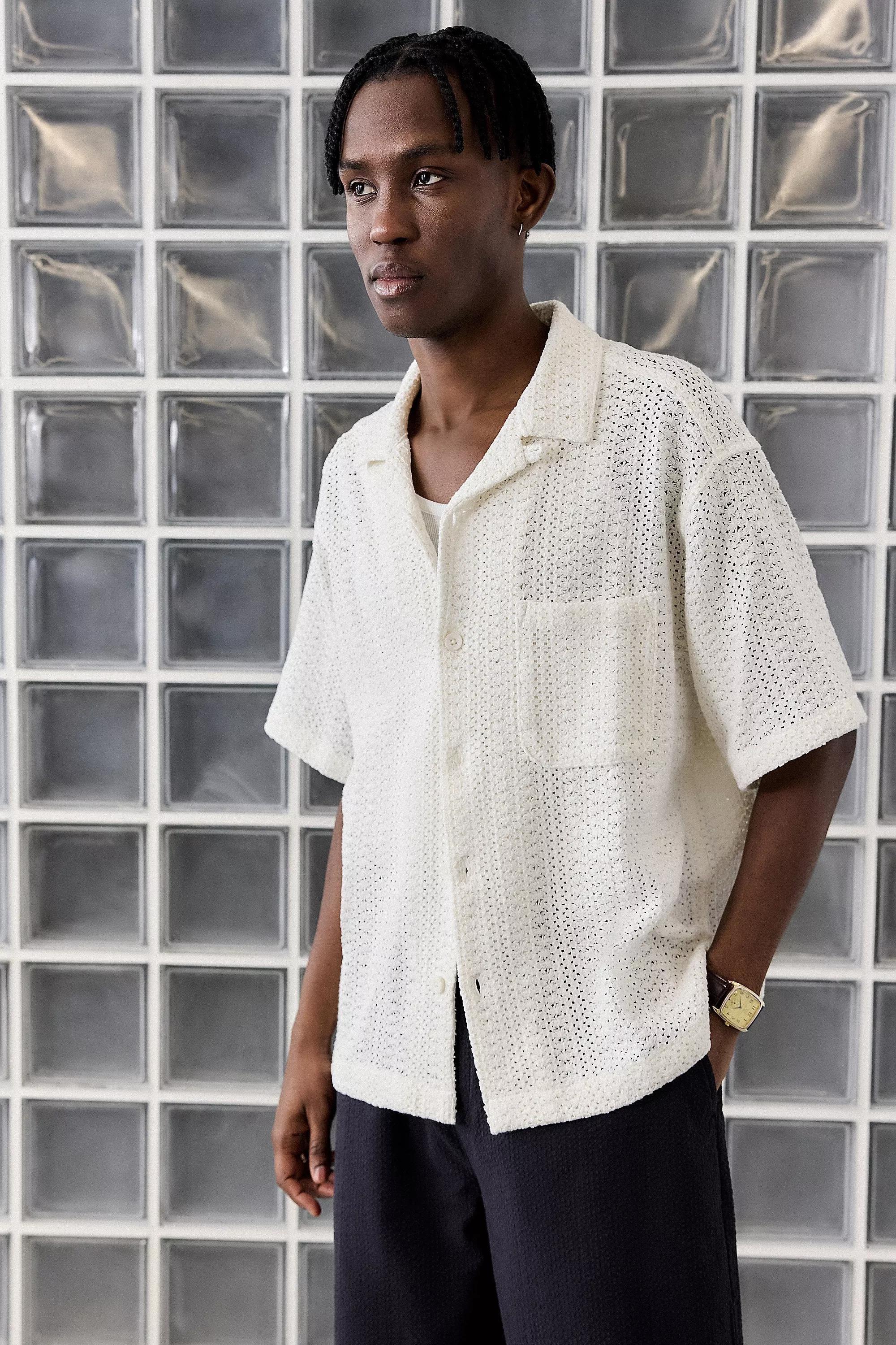 White Loom Roman Shirt, , large image number 0