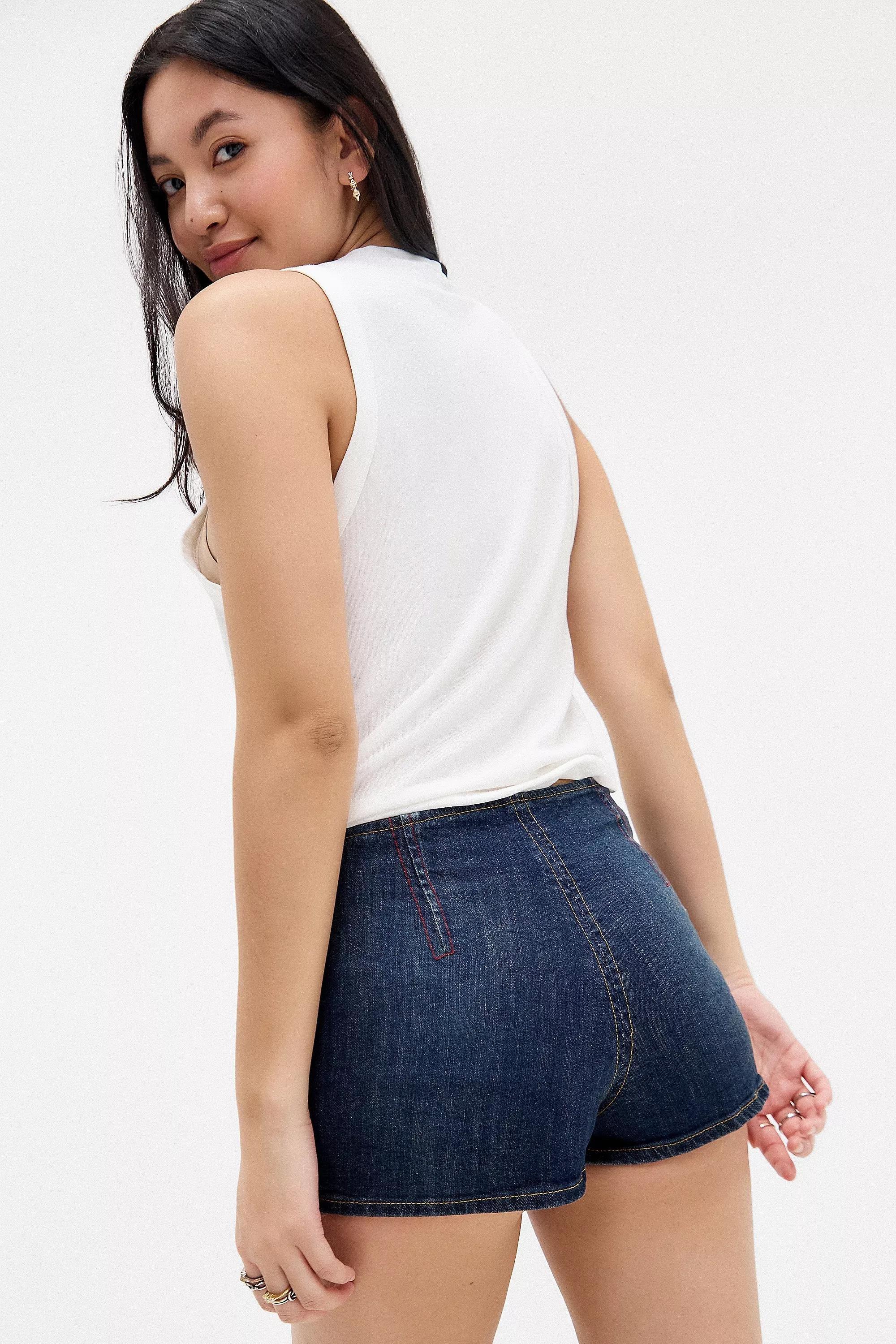 Blue Denim Bdg Missy Skort, , large image number 3