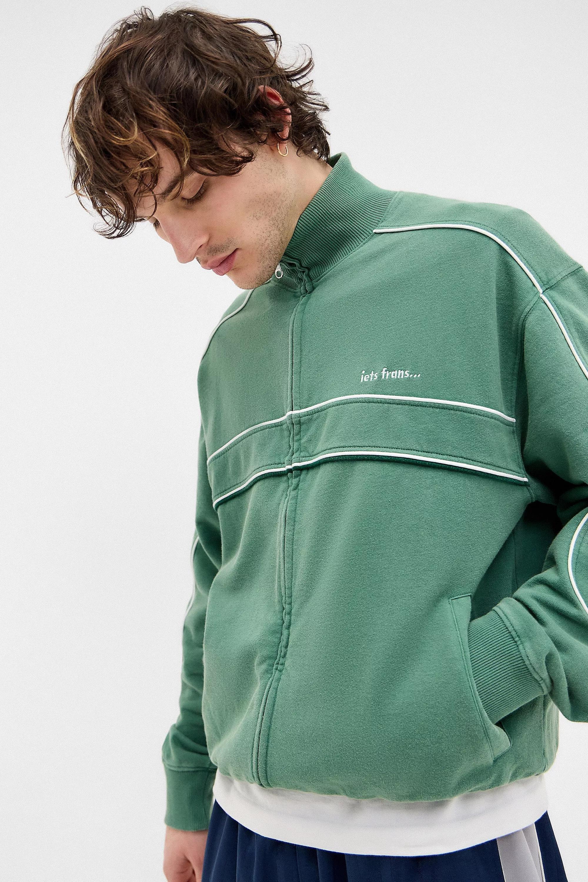 Green Iets Frans... Piped Track Top, , medium