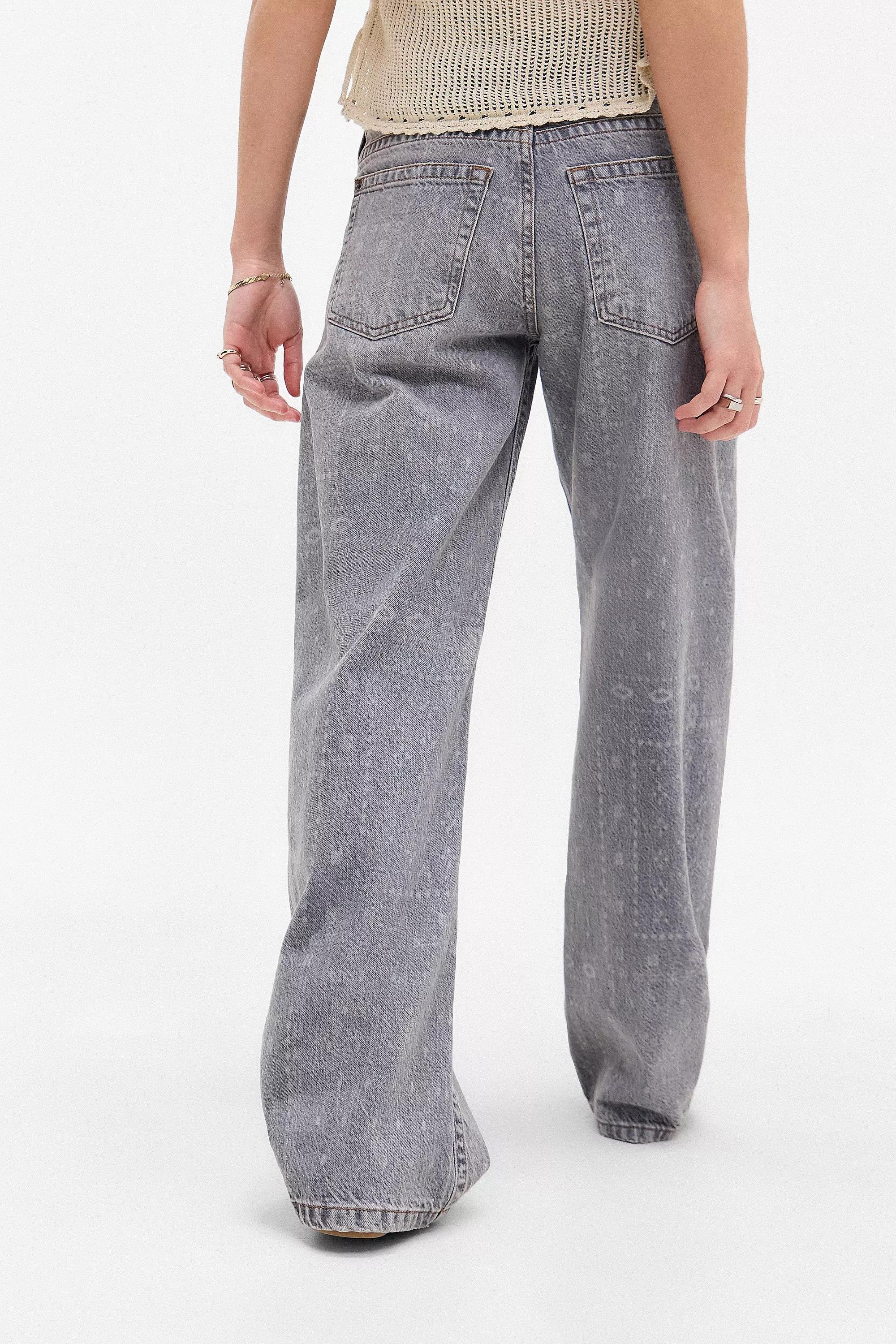 Grey Bdg Kayla Lowrider Laser Jeans, , large image number 3