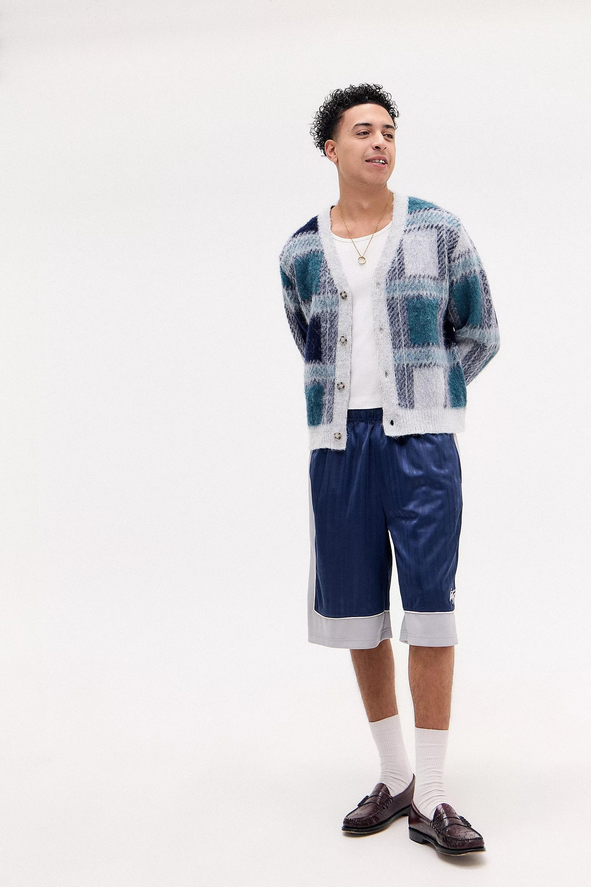 Grey Iets Frans� Check Cardigan, , large image number 1