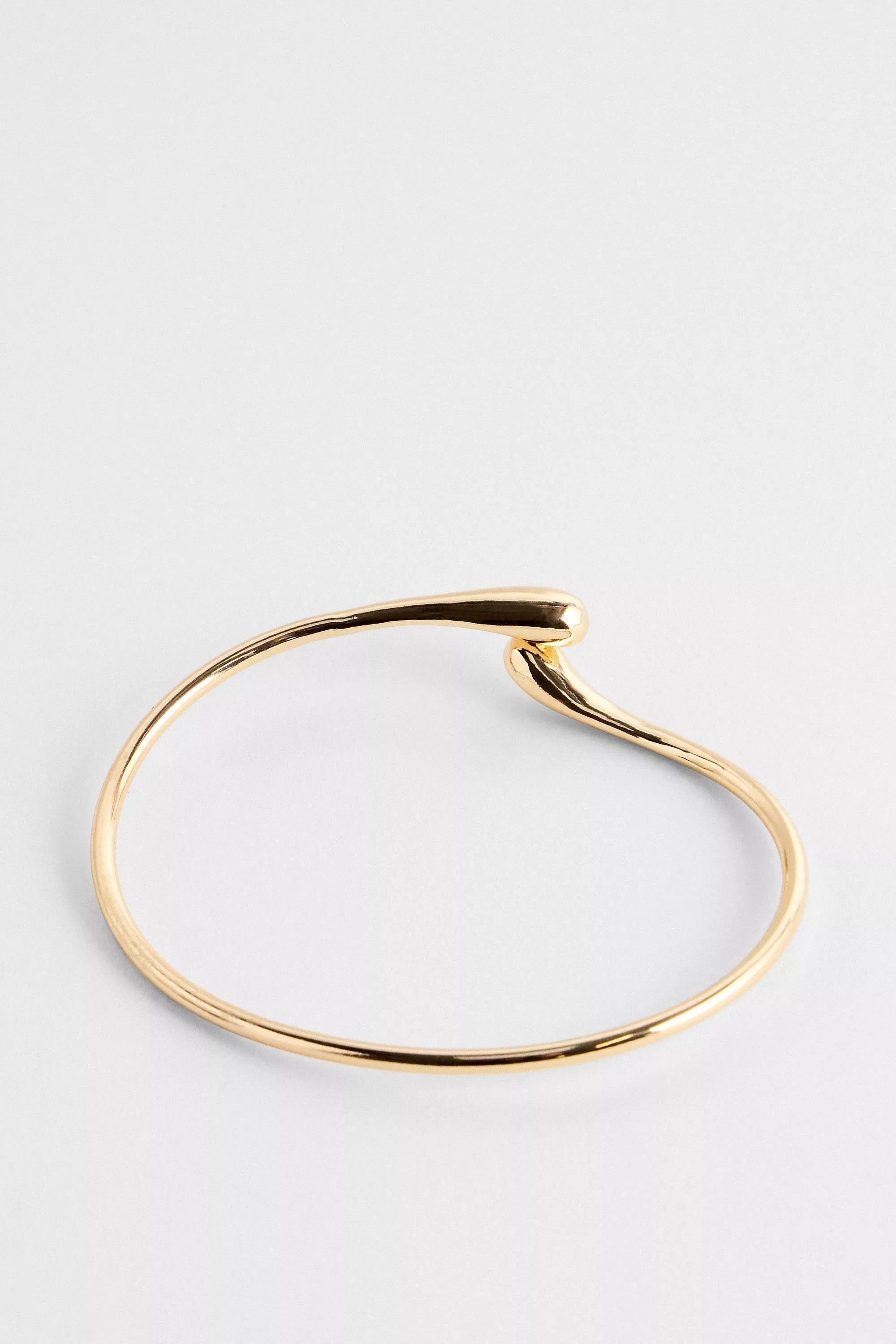 Gold Uo Simple Arm Cuff, GOLD, large image number 0