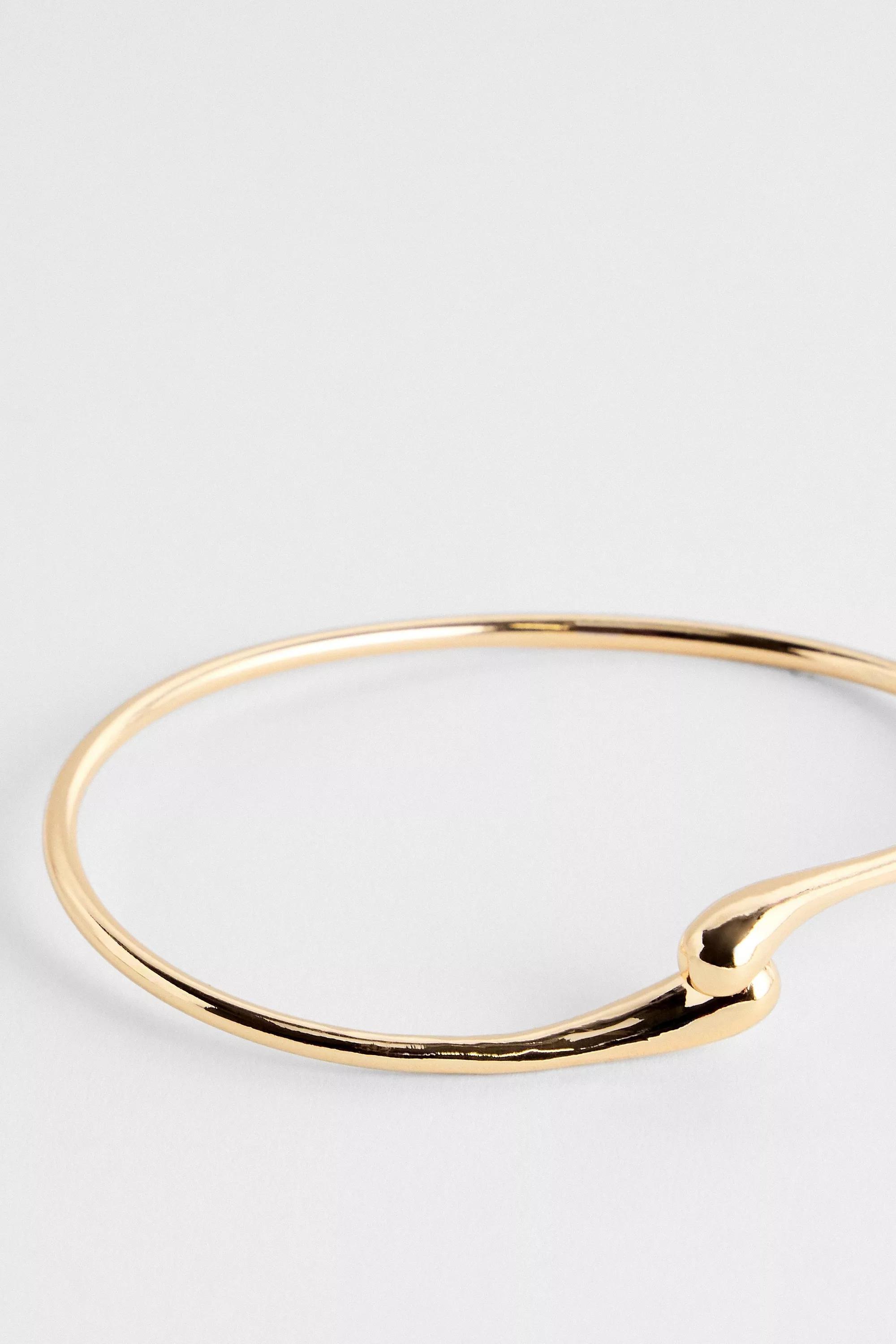 Gold Uo Simple Arm Cuff, GOLD, large image number 2