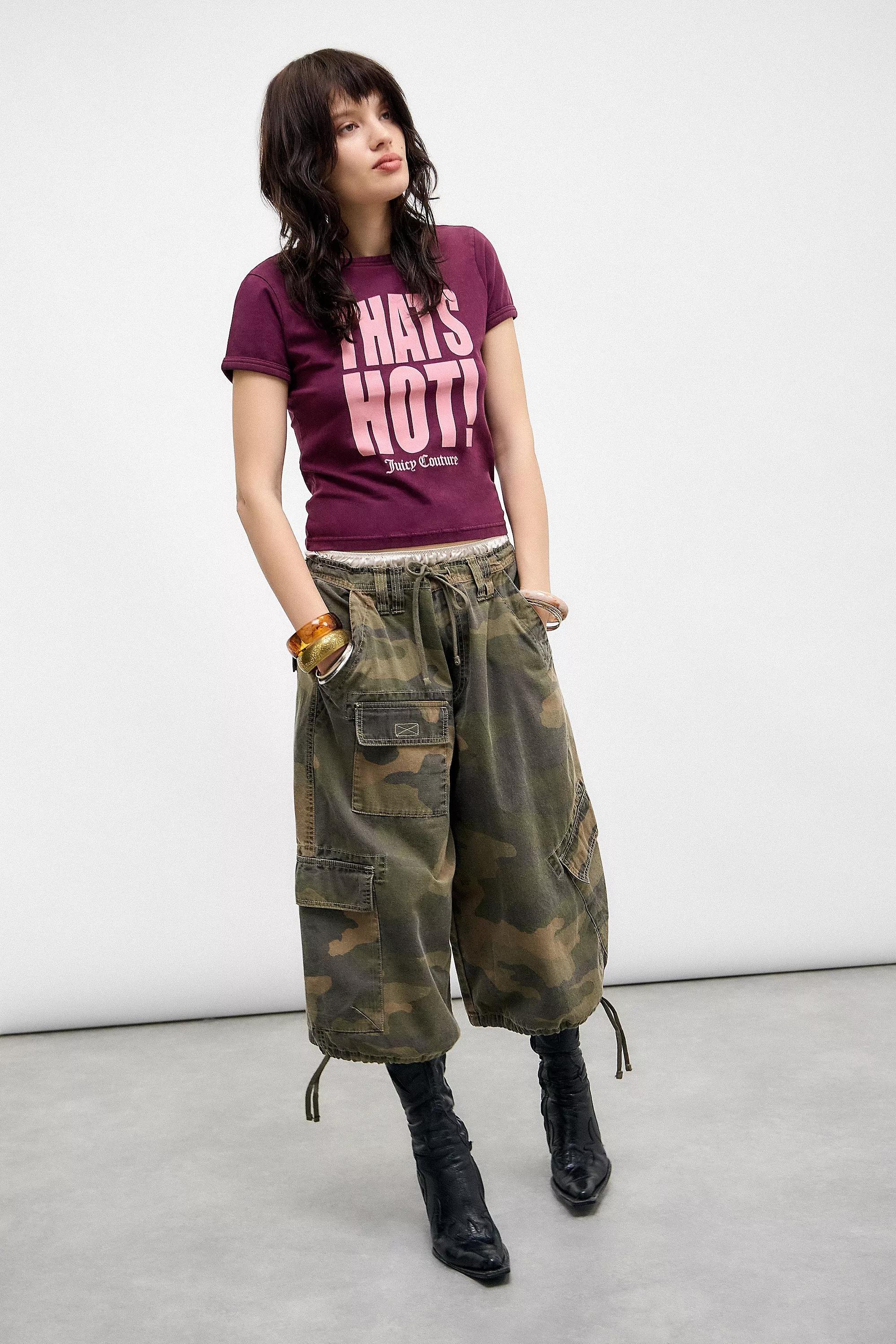 Purple Juicy Couture Uo Exclusive Thats Hot T-Shirt, , large image number 0