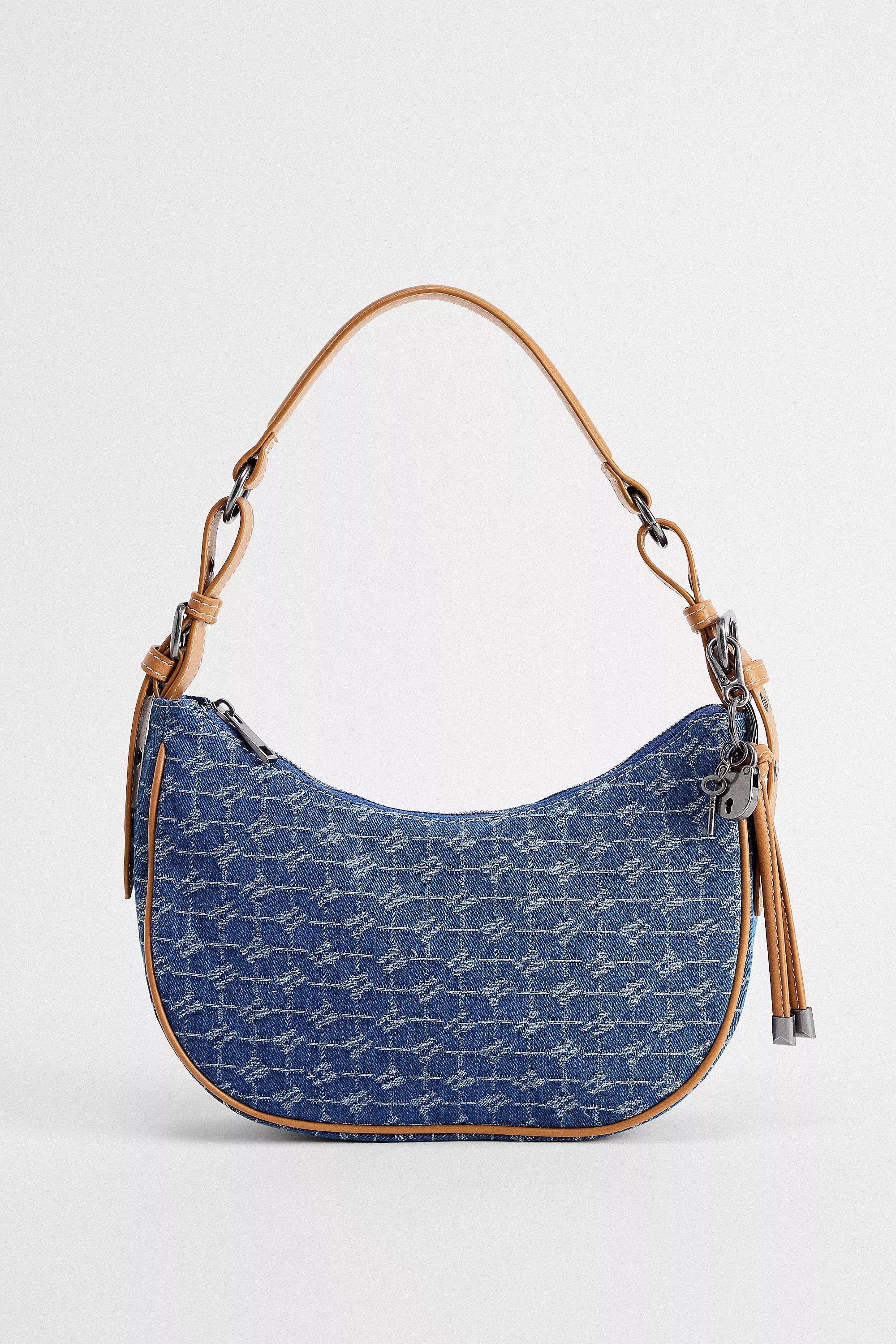 Blue Iets Frans... Monogram Crescent Bag, , medium