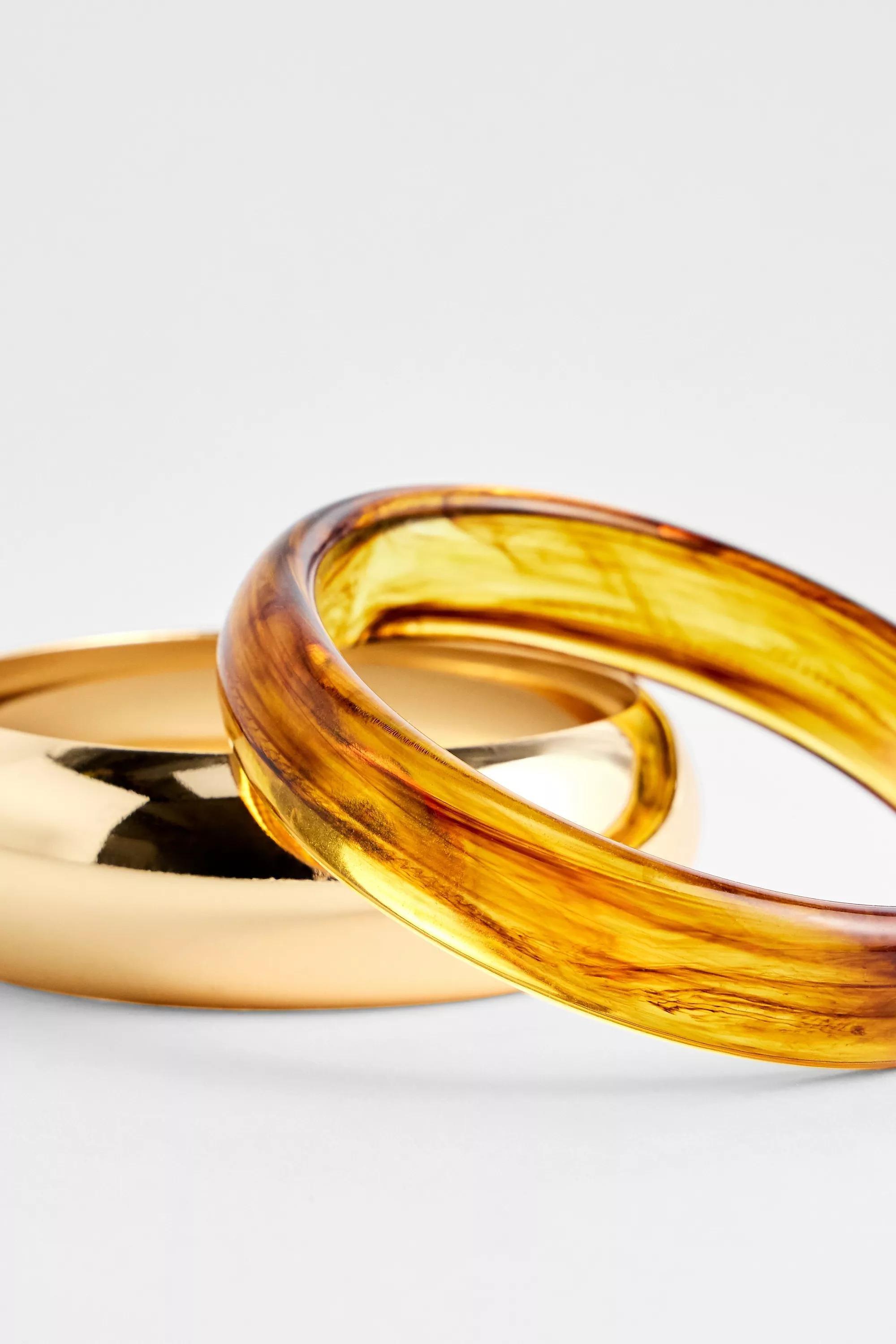 UO Set Of 2 Metal Bangles, ASSORT, large image number 3