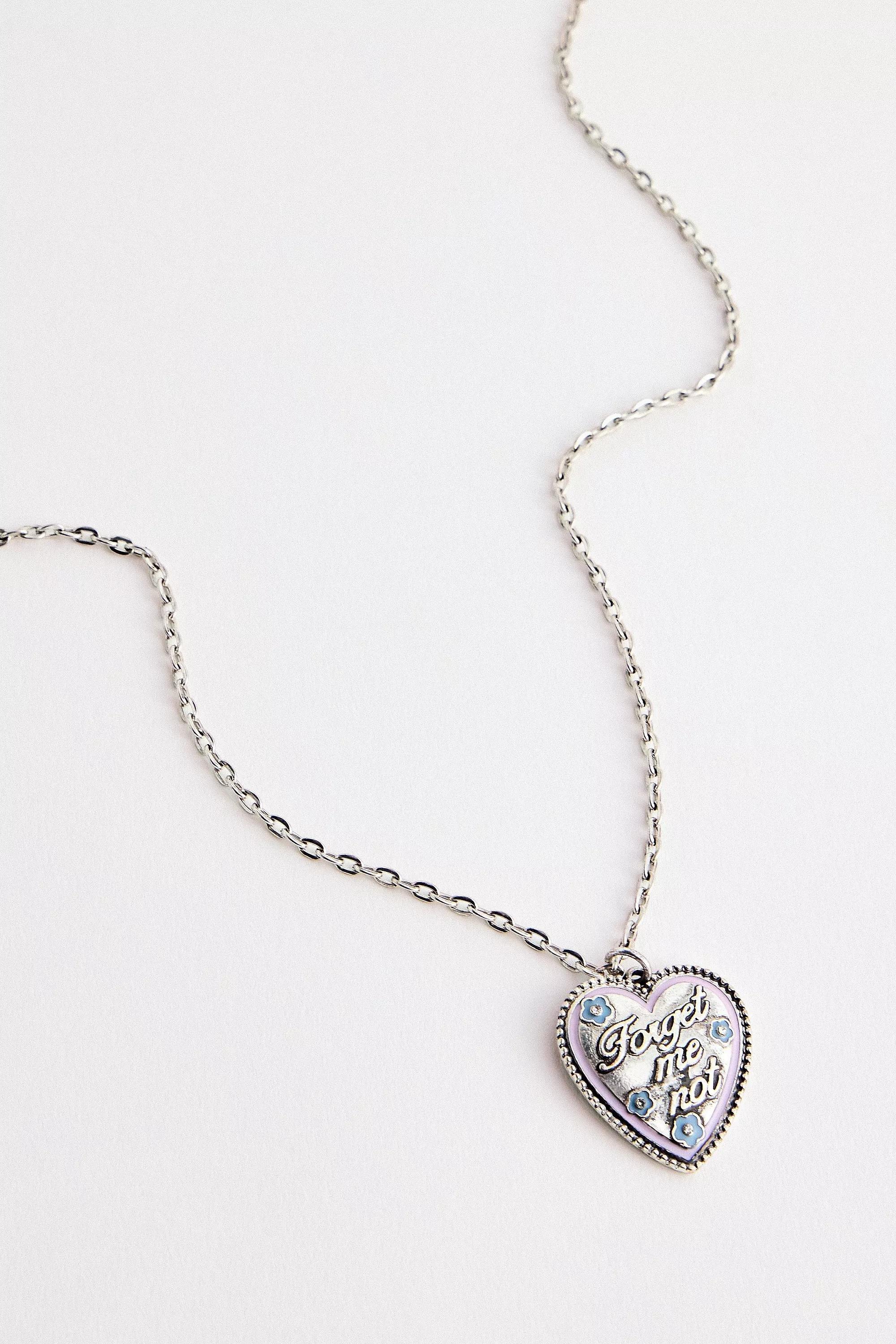 Silver Uo Pendant Necklace, SLVR, large image number 0