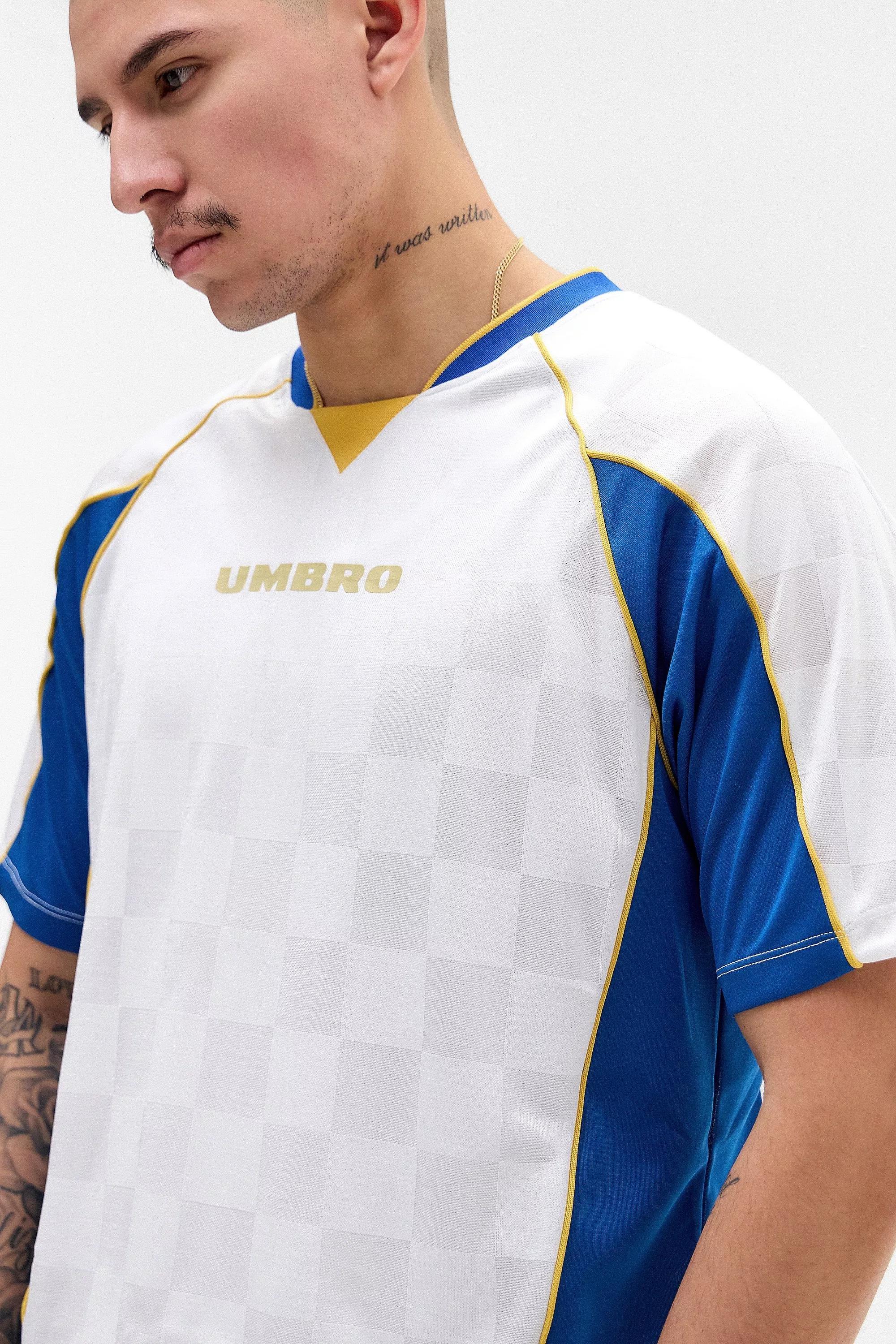 White Umbro Panel T-Shirt, WHT, large image number 1