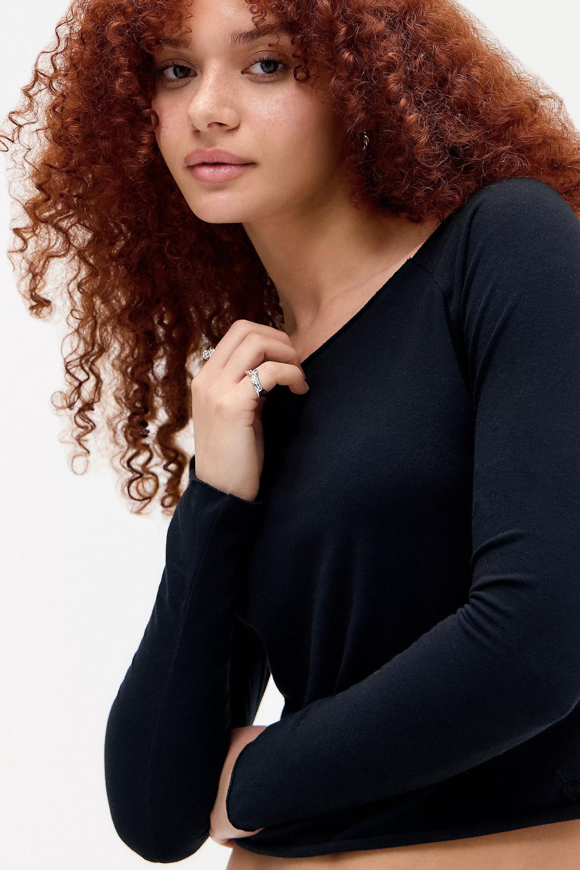 Black Out From Under Long Sleeve Top, , large image number 3