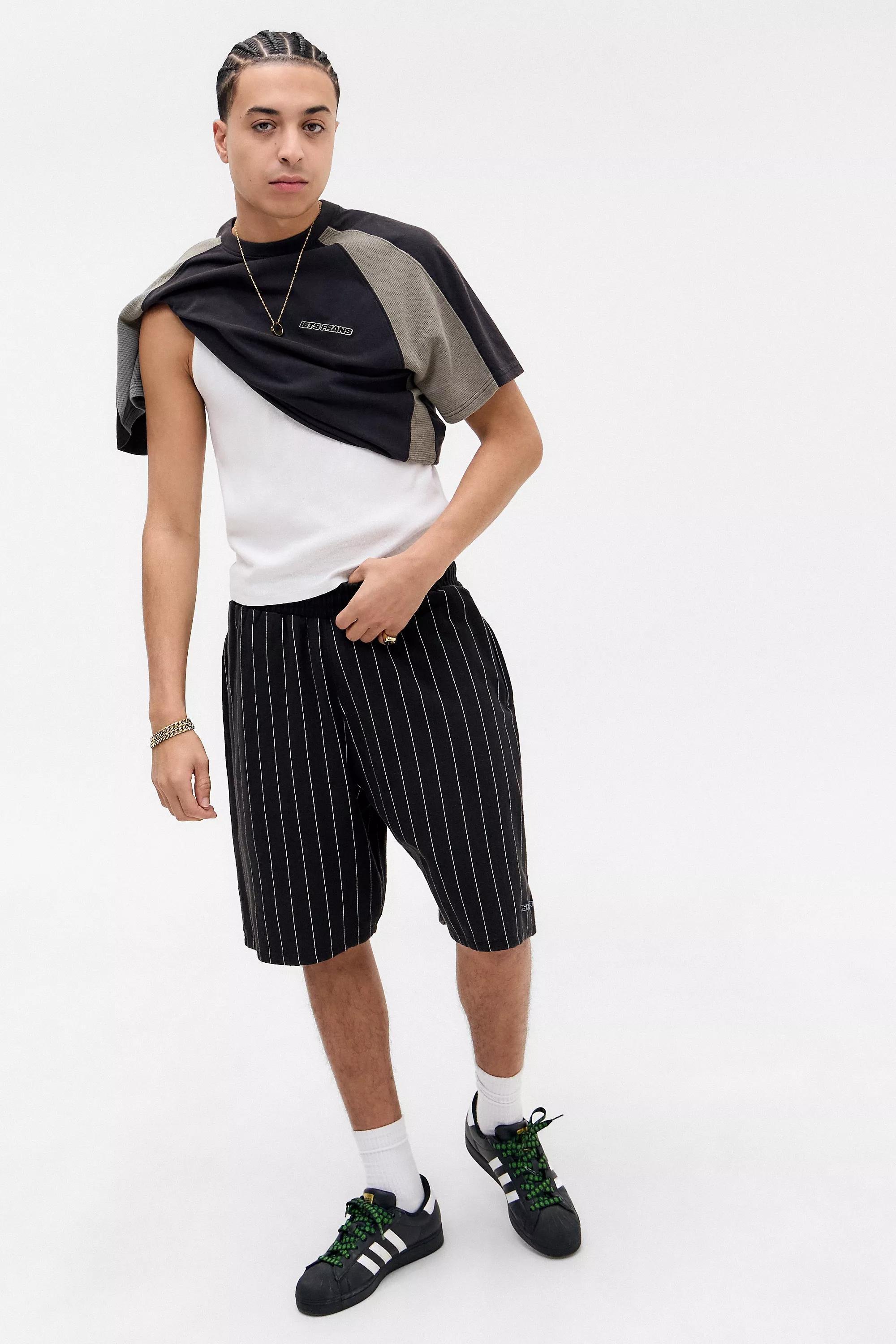 Black UO Waffle Panel T-Shirt, , large image number 3