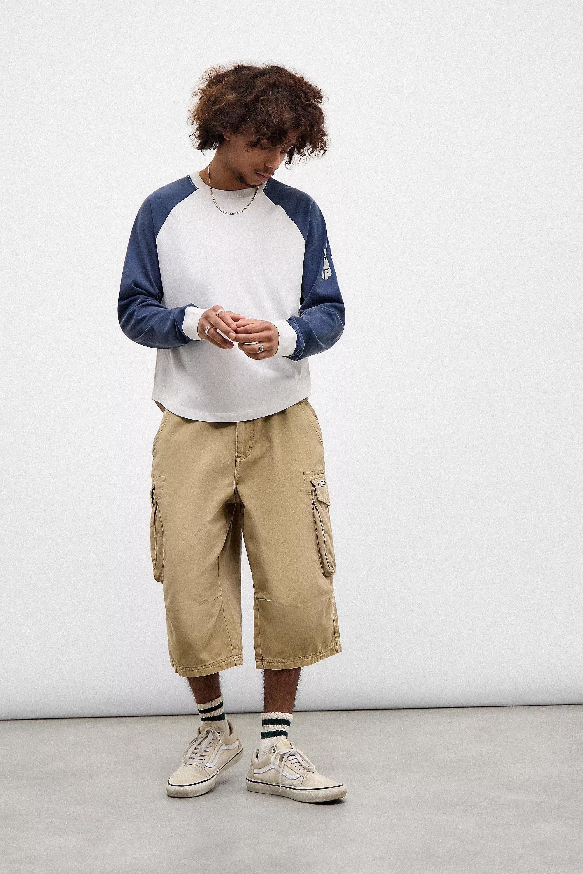 Cream Bdg Camp Arizona Raglan T-Shirt, , large image number 1