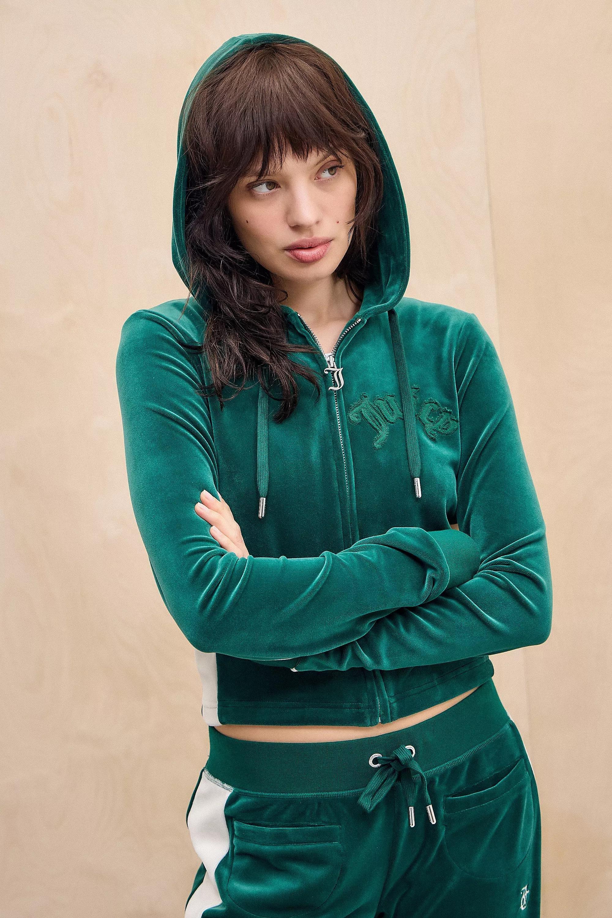 Green Juicy Couture Uo Exclusive Hoodie, , medium