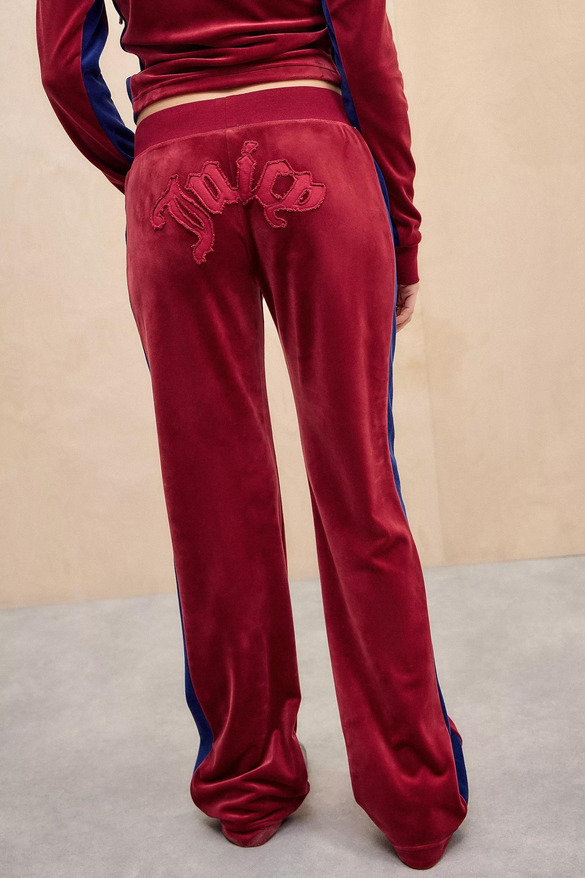 Burgundy Juicy Couture Uo Exclusive Track Pants, WINE, large image number 3