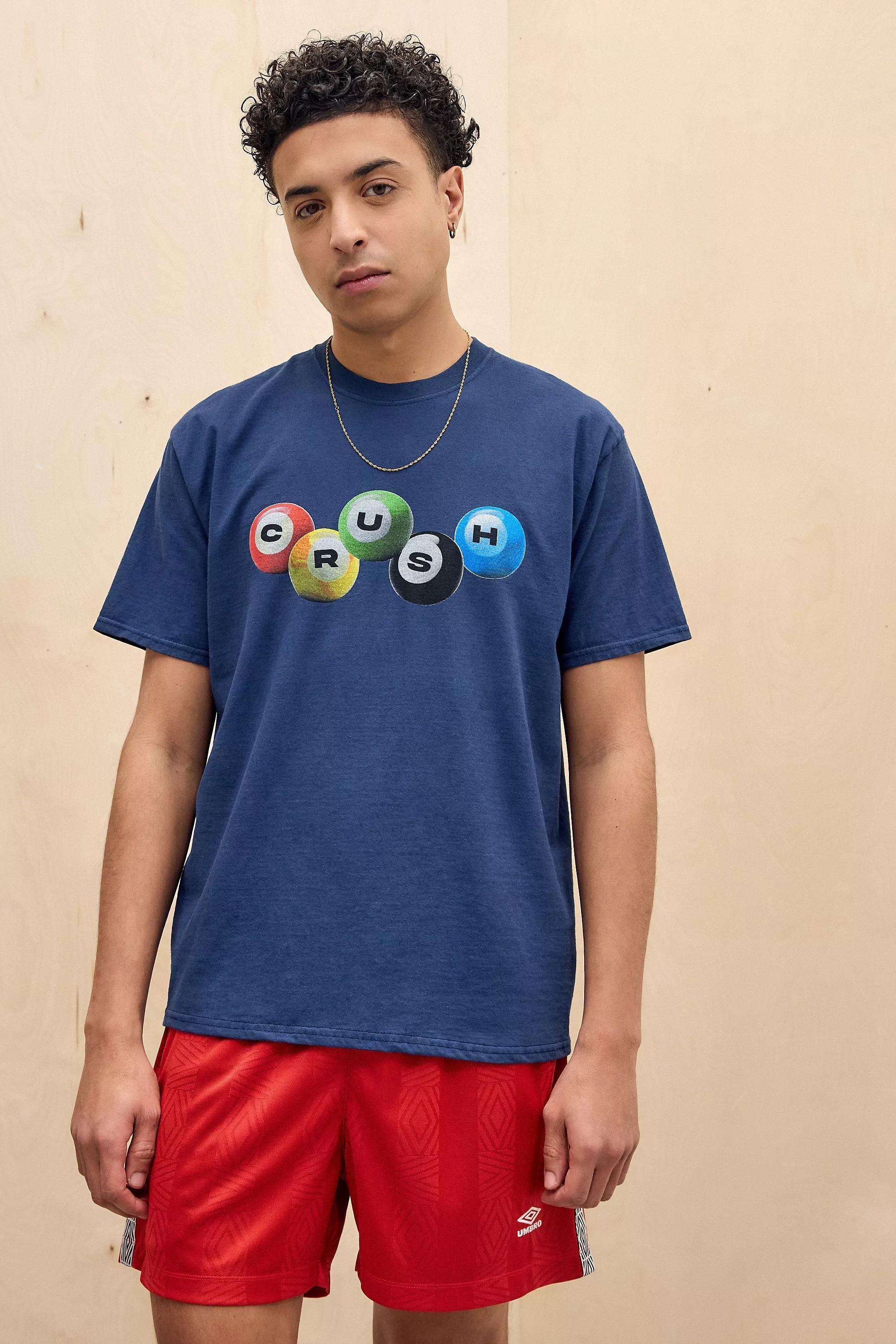 Navy Uo Printed T-Shirt, , large image number 2