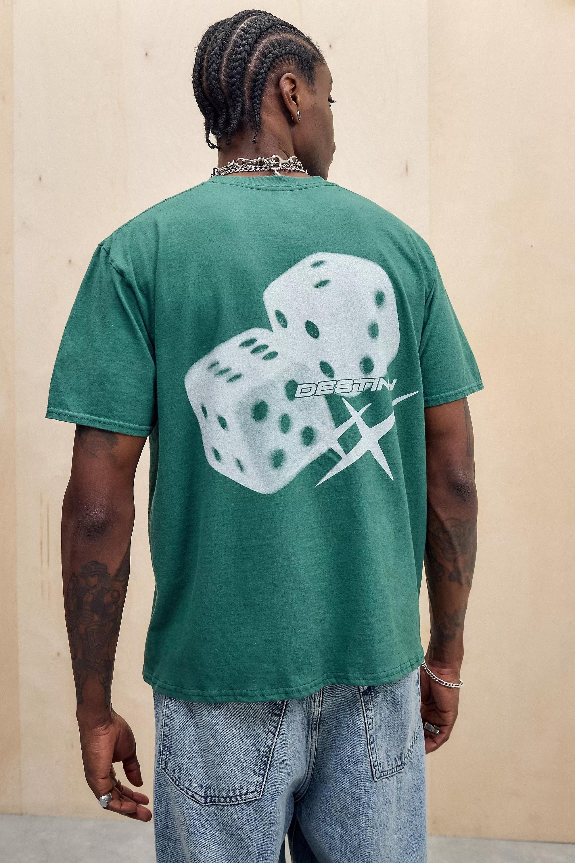 Green Uo Printed T-Shirt, , medium