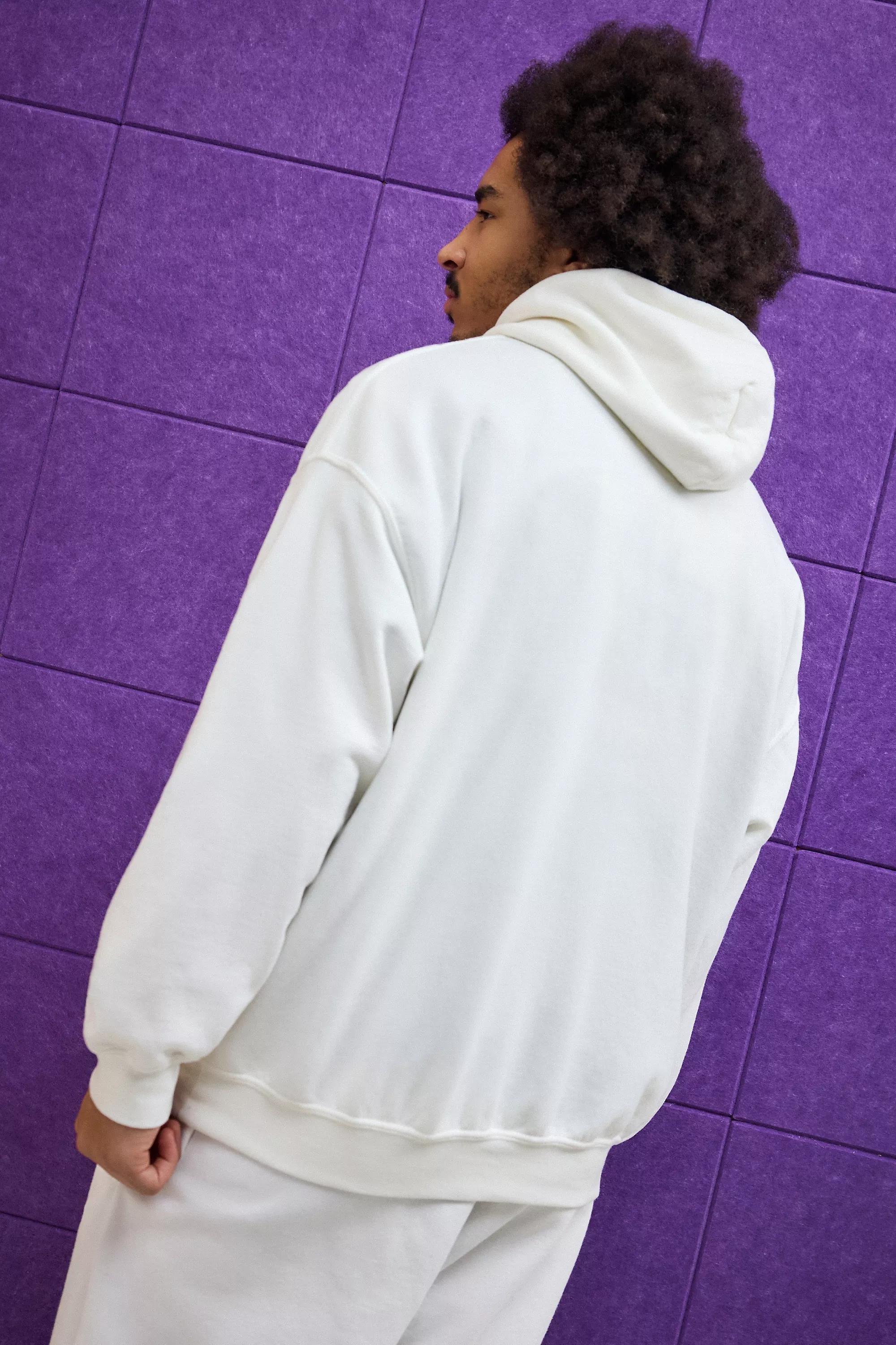 White Iets Frans... Relaxed Hoodie, , large image number 3
