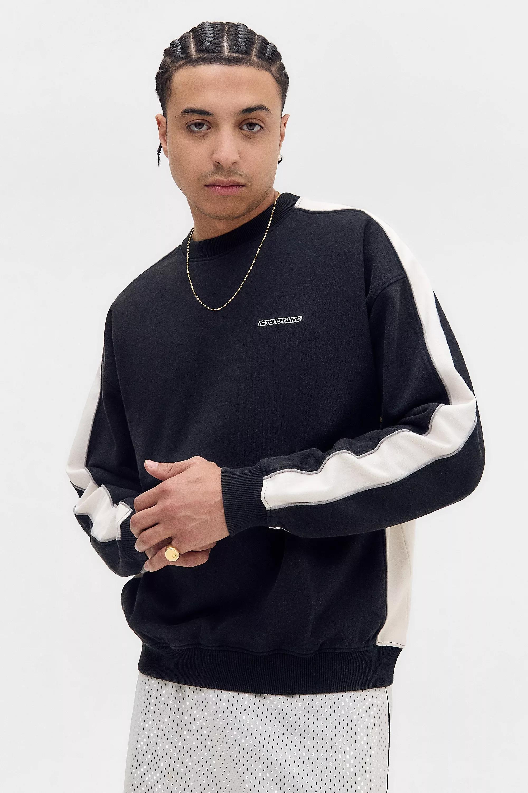 Black UO Iets Frans.... Sweatshirt, BLK, medium