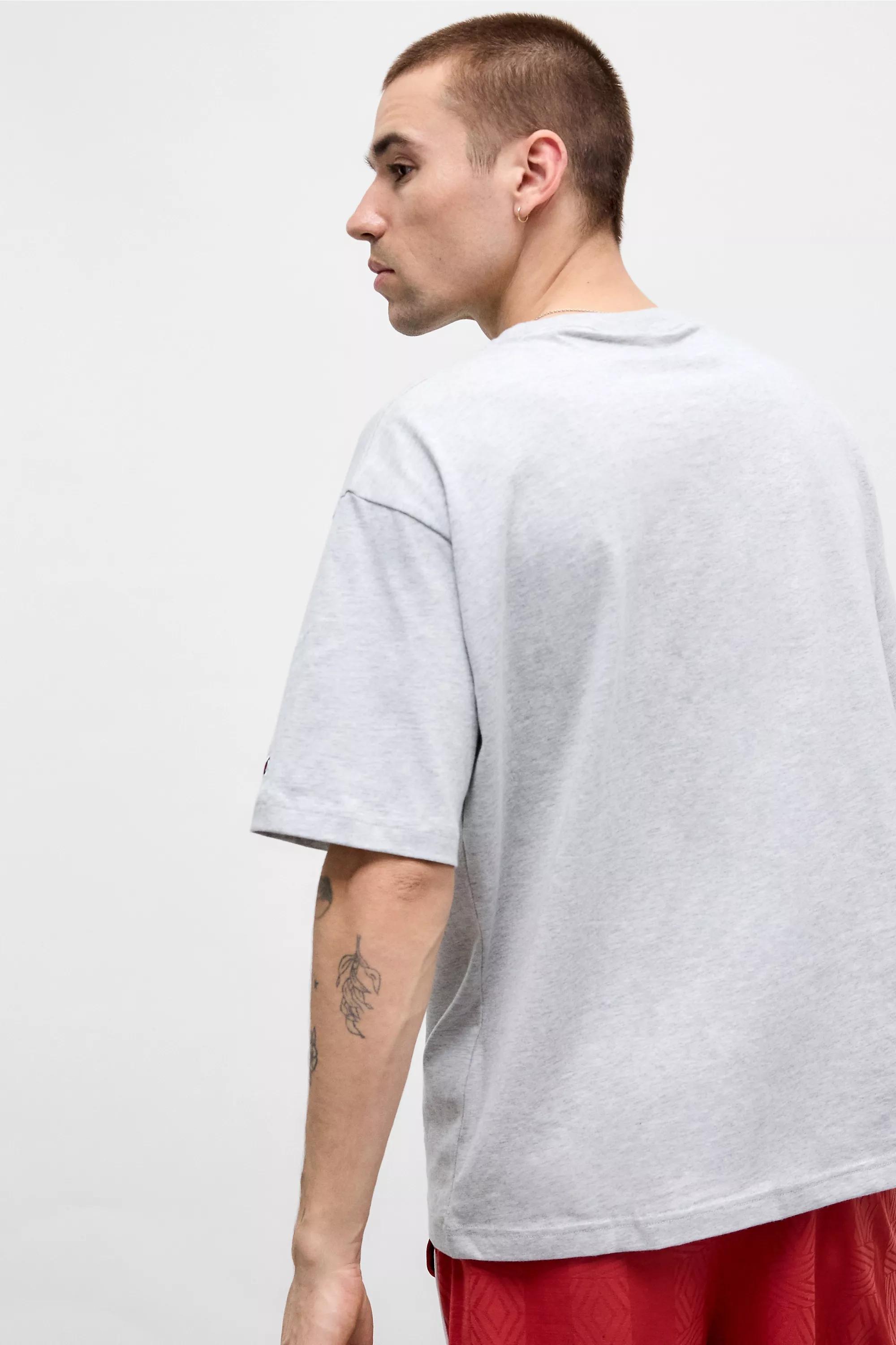 Grey Ed Hardy Grey Battle Dragon Jogger Shorts, GREY, large image number 3