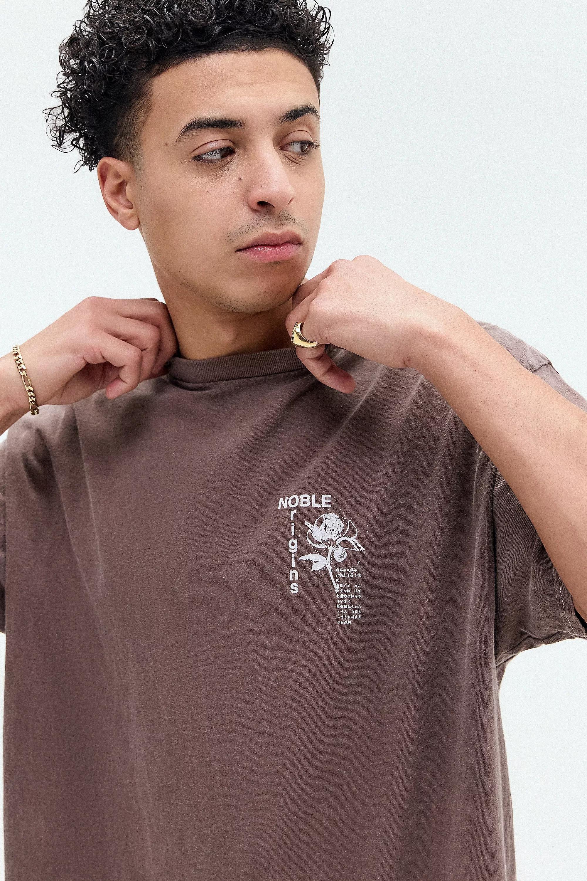 Brown UO Osaka Fruit T-Shirt, , large image number 1