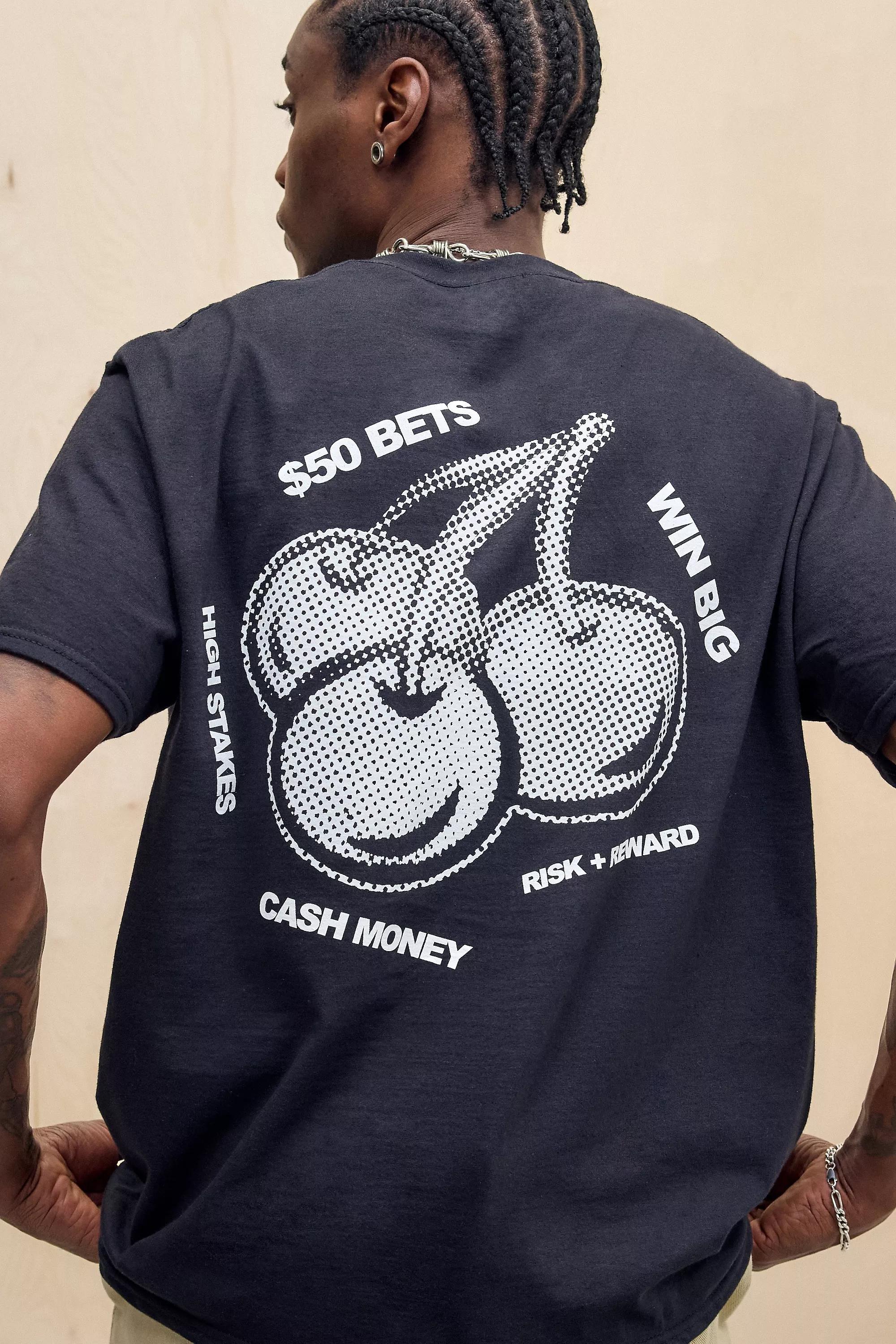 Black UO Cherry T-Shirt, , large image number 4