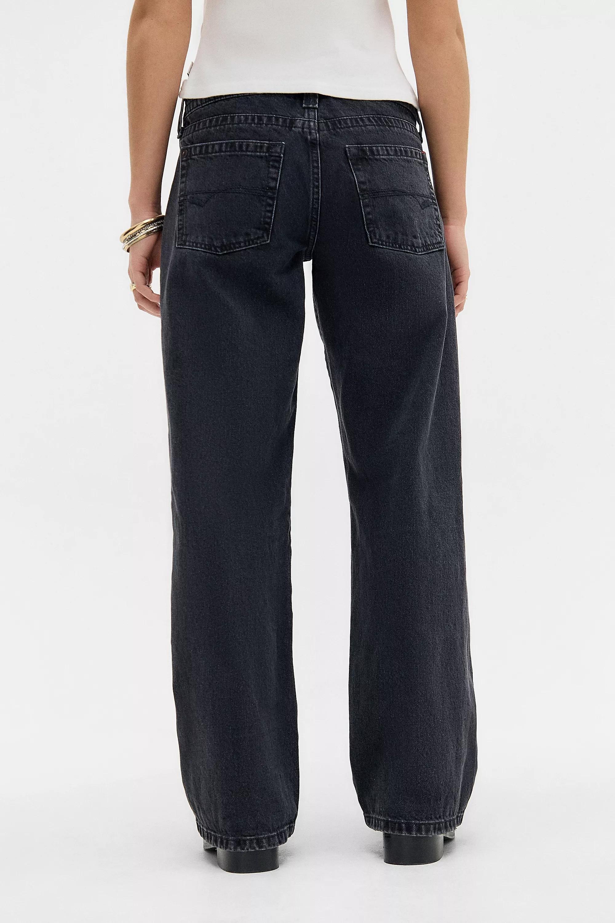 Black Bdg Kayla Lowrider Jeans, BLK, large image number 3