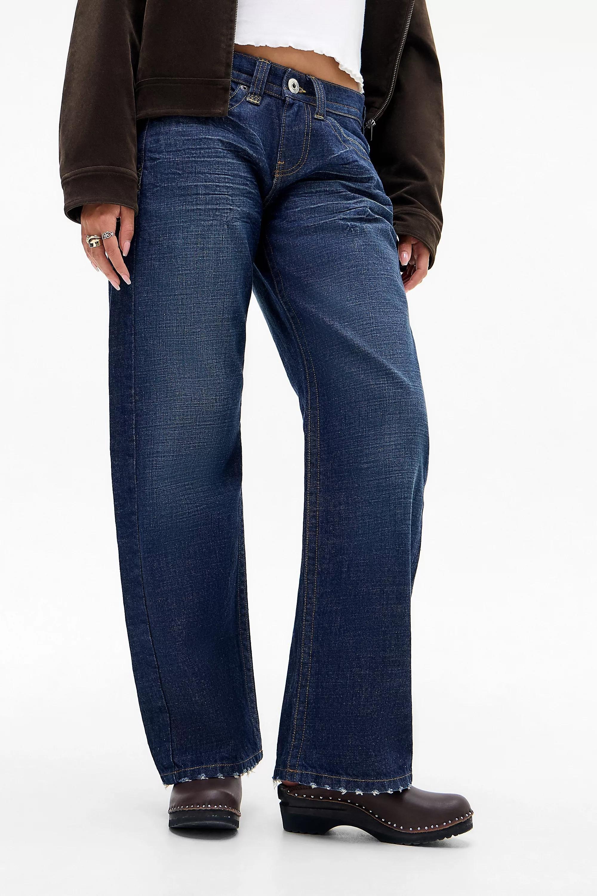 Blue Bdg Kayla Lowrider Jeans, INDIGO, large image number 0