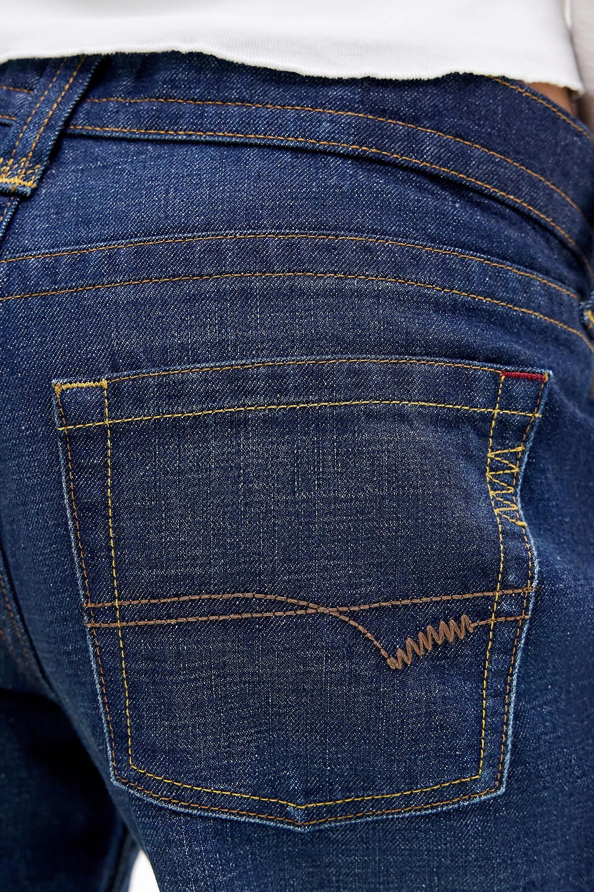 Blue Bdg Kayla Lowrider Jeans, INDIGO, large image number 4