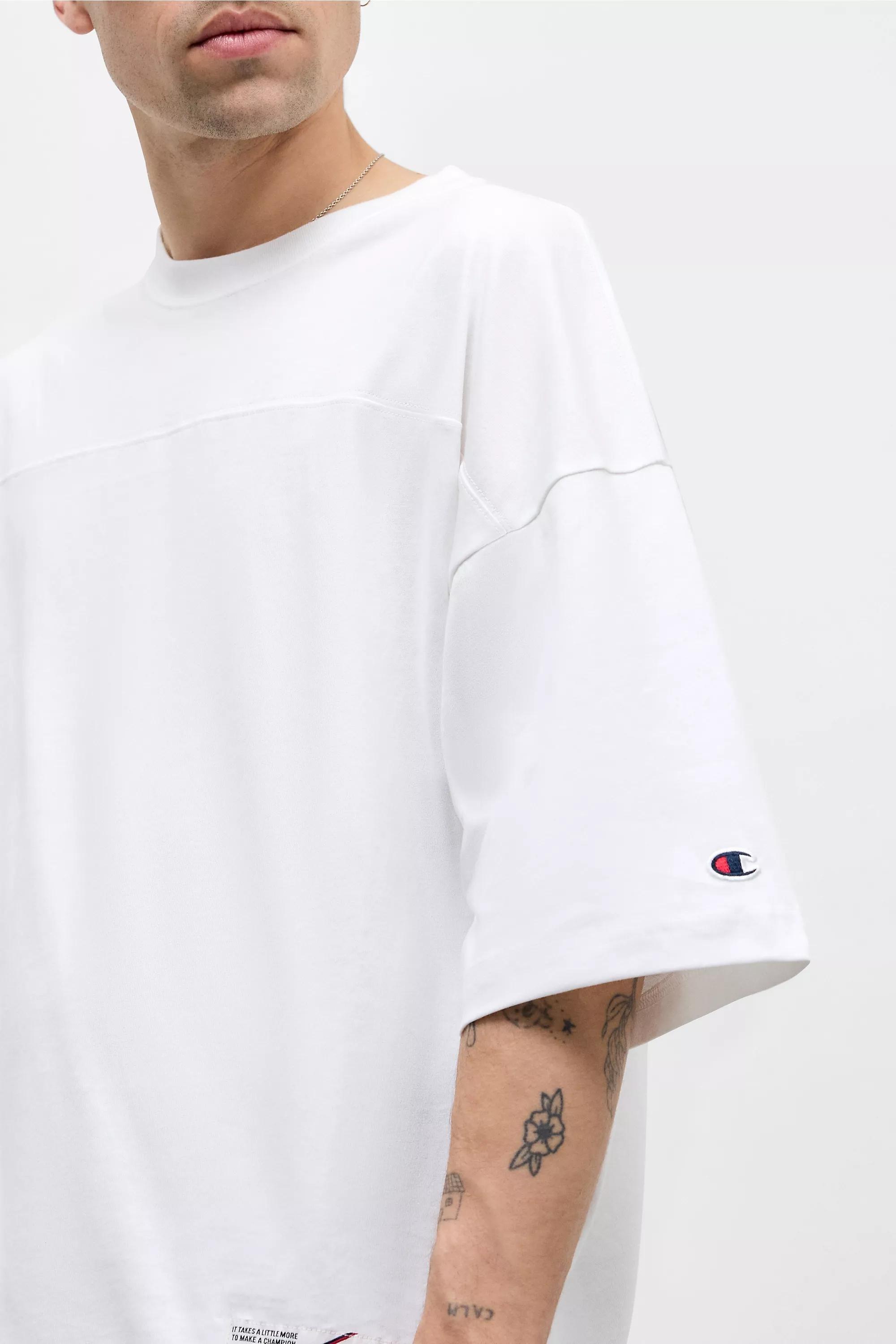 White Champion Uo Exclusive Baseball T-Shirt, WHT, medium