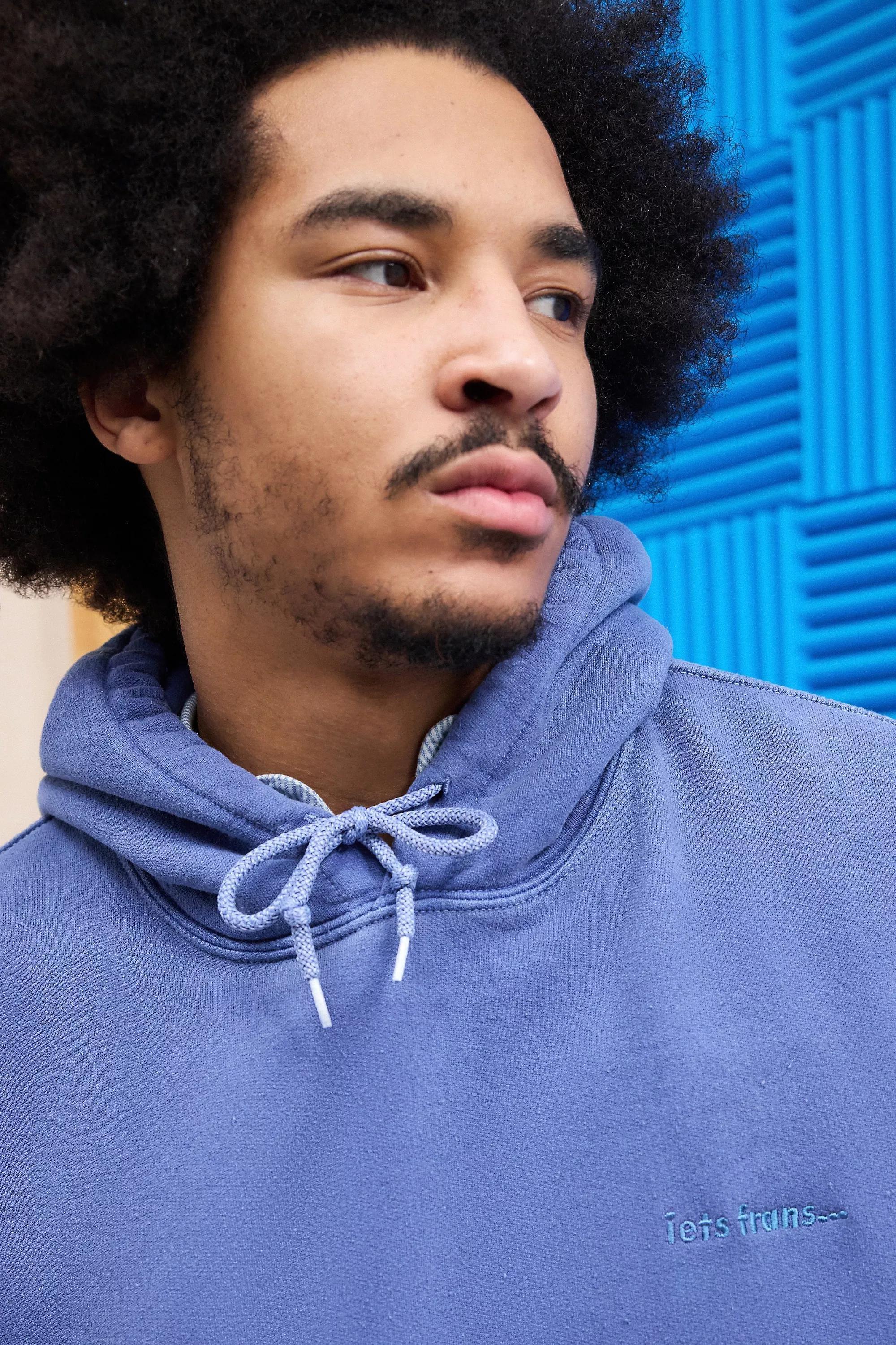 Blue Iets Frans... Printed Hoodie, , large image number 2